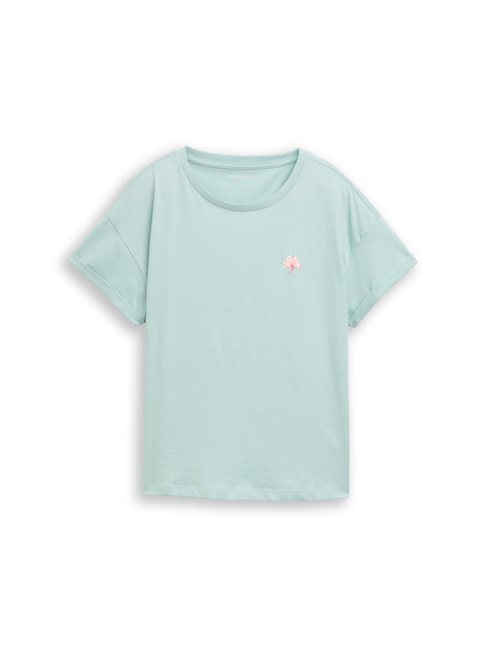 T-Shirt mit Stickerei