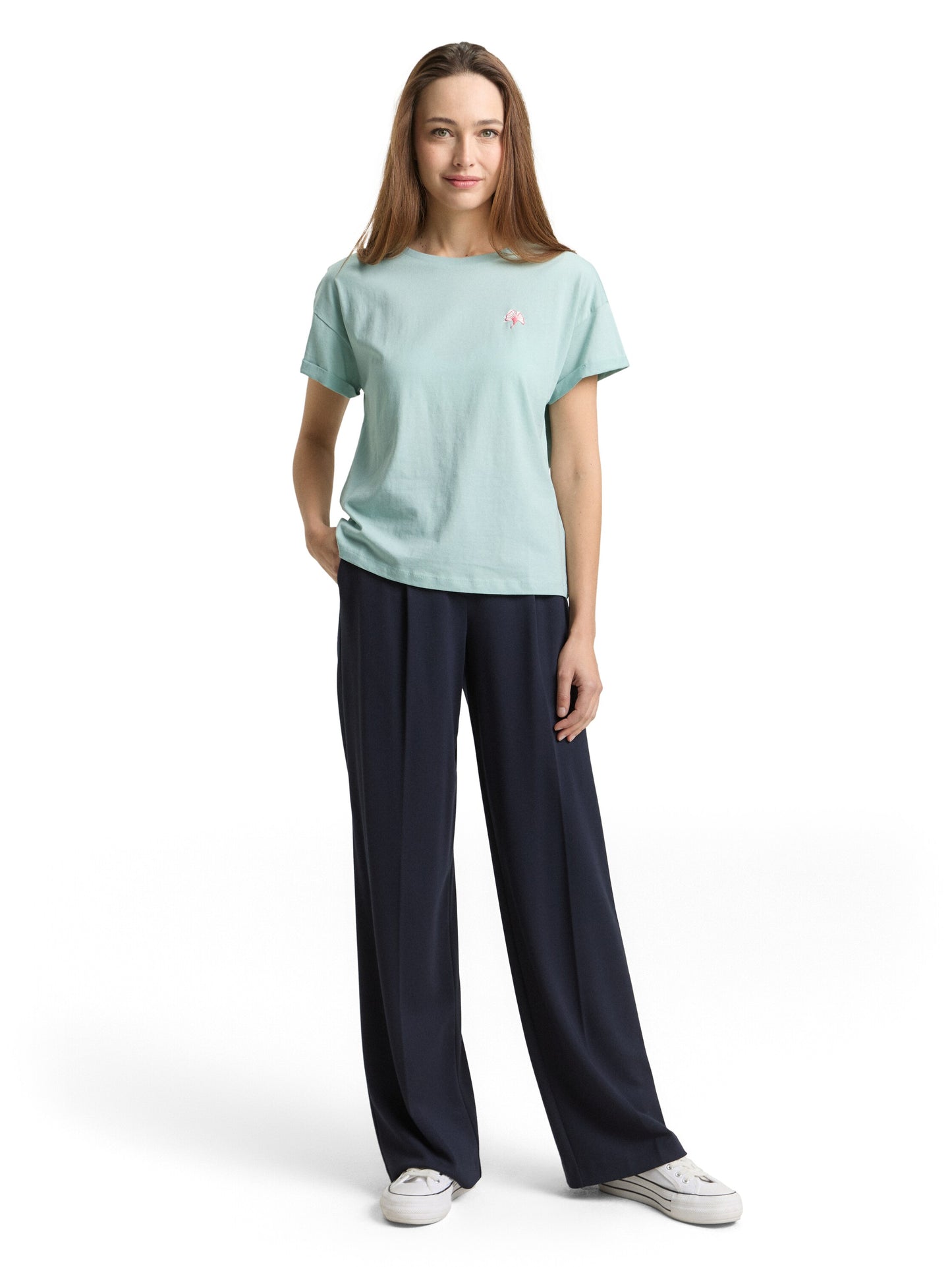 T-Shirt mit Stickerei
