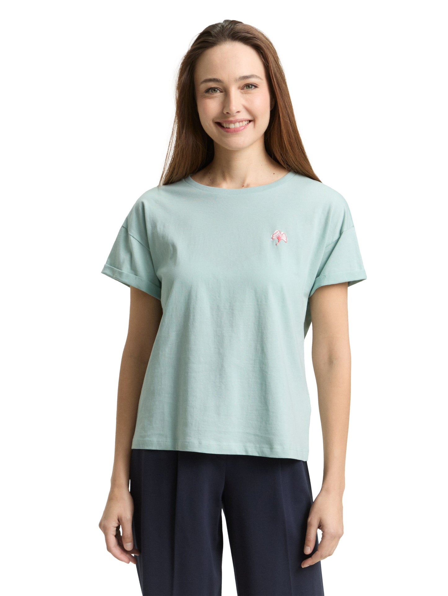 T-Shirt mit Stickerei