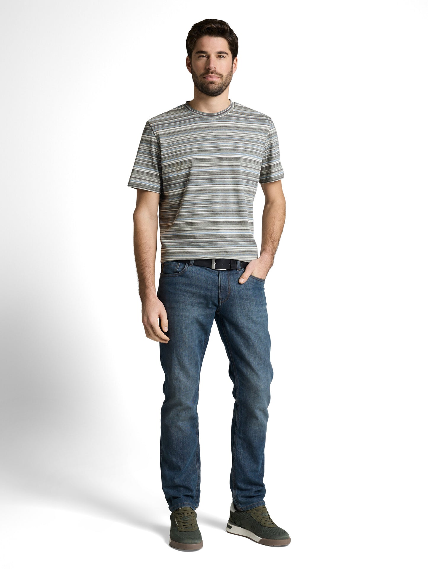T-Shirt mit Streifenmuster