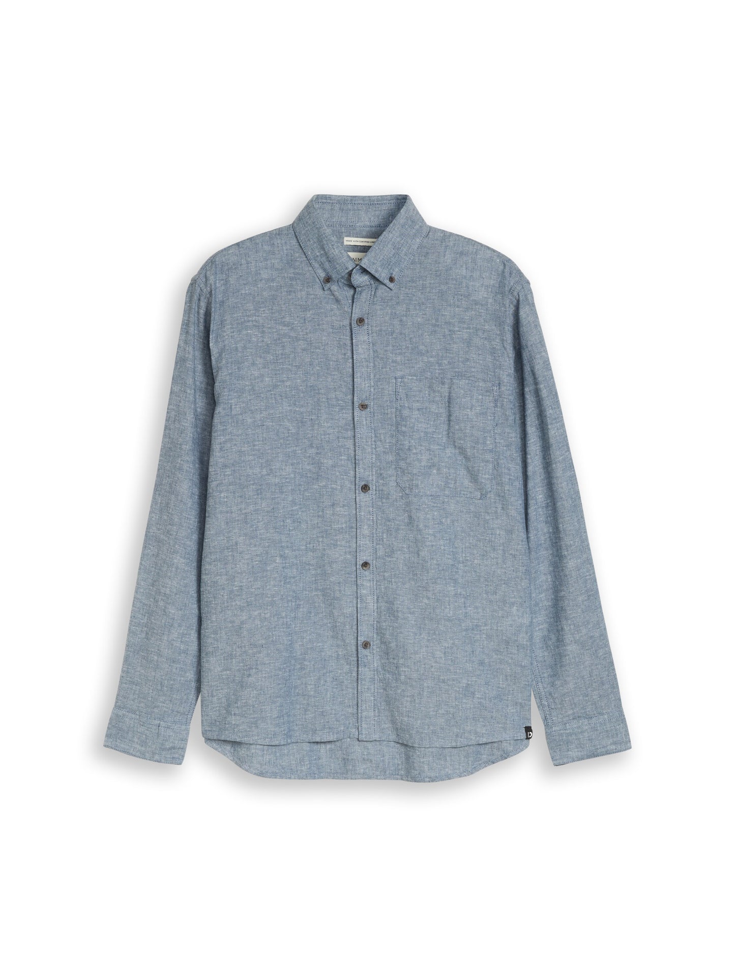 Relaxed Fit Hemd mit Leinenanteil