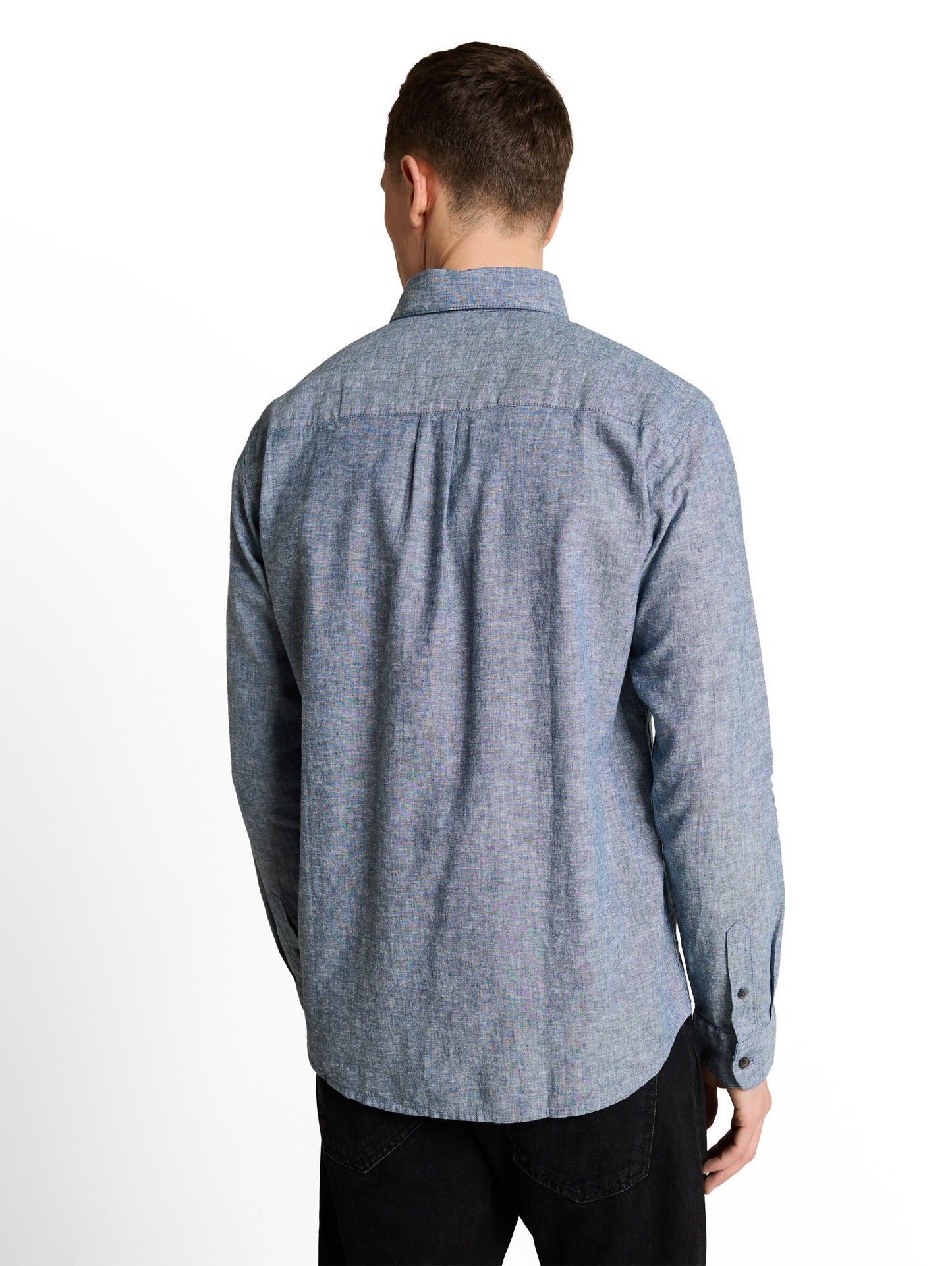 Relaxed Fit Hemd mit Leinenanteil