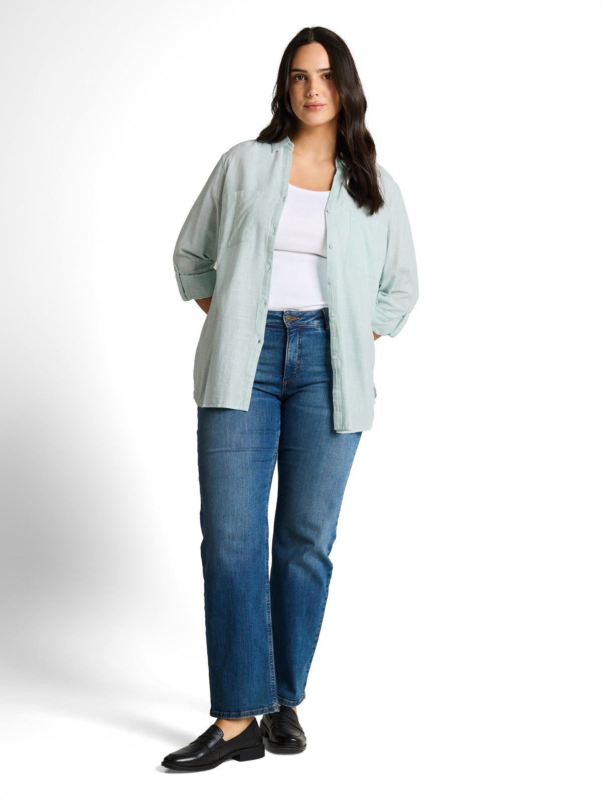 Plus Size - Bluse mit Brusttaschen