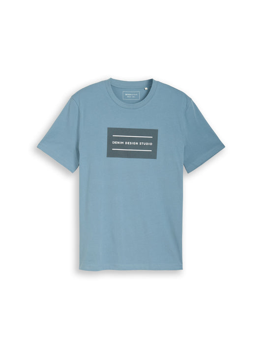Basic T-Shirt mit Logo-Print