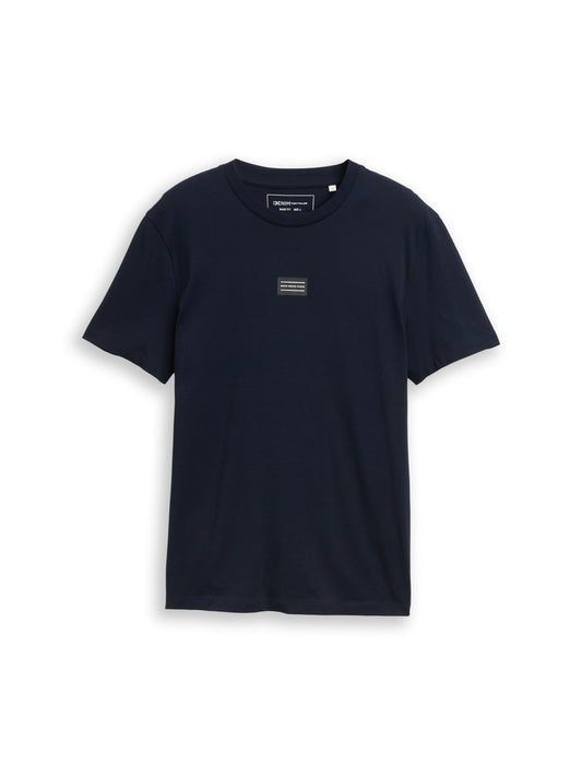 Basic T-Shirt mit Logo-Print