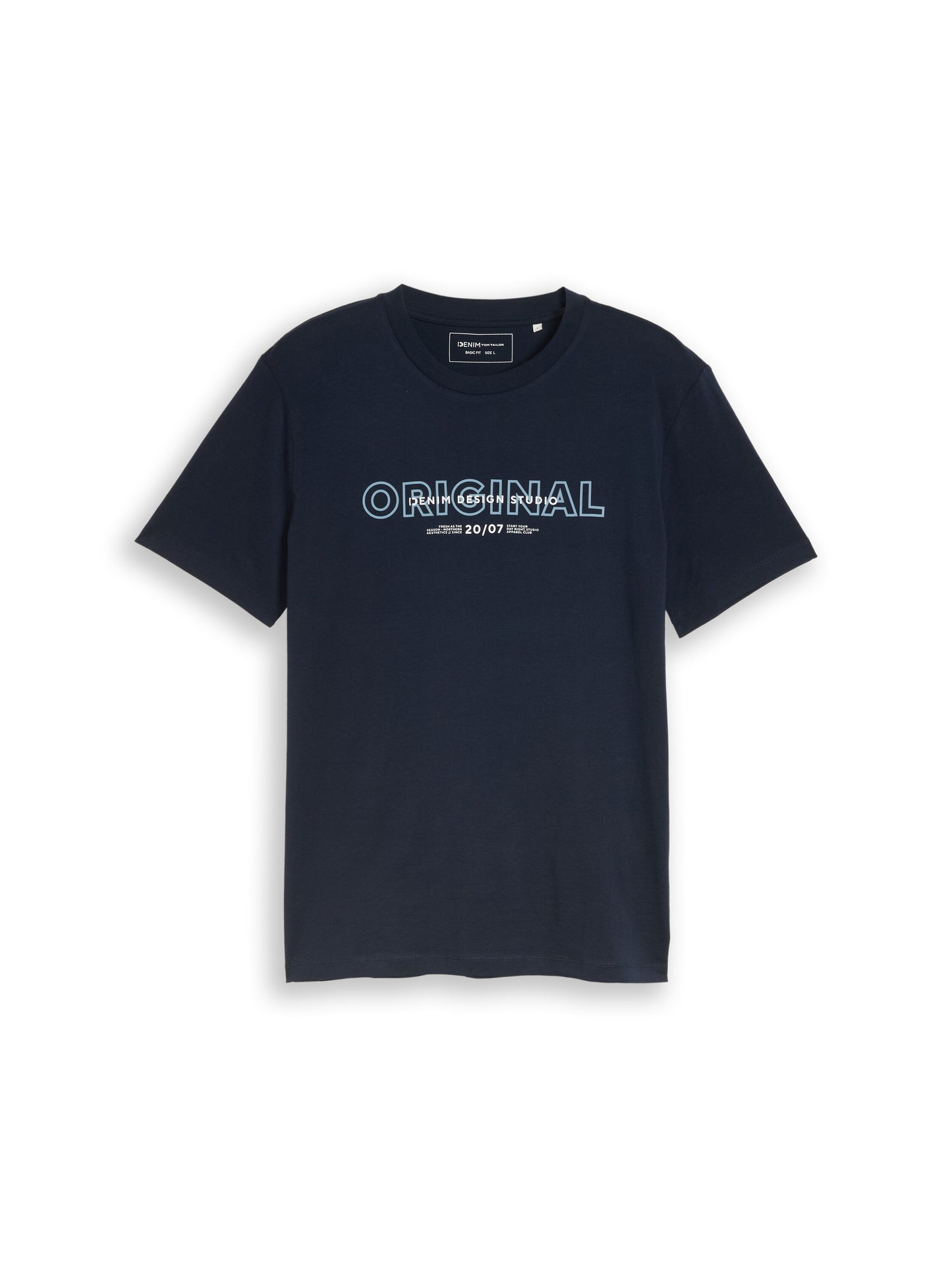 Basic T-Shirt mit Logo-Print