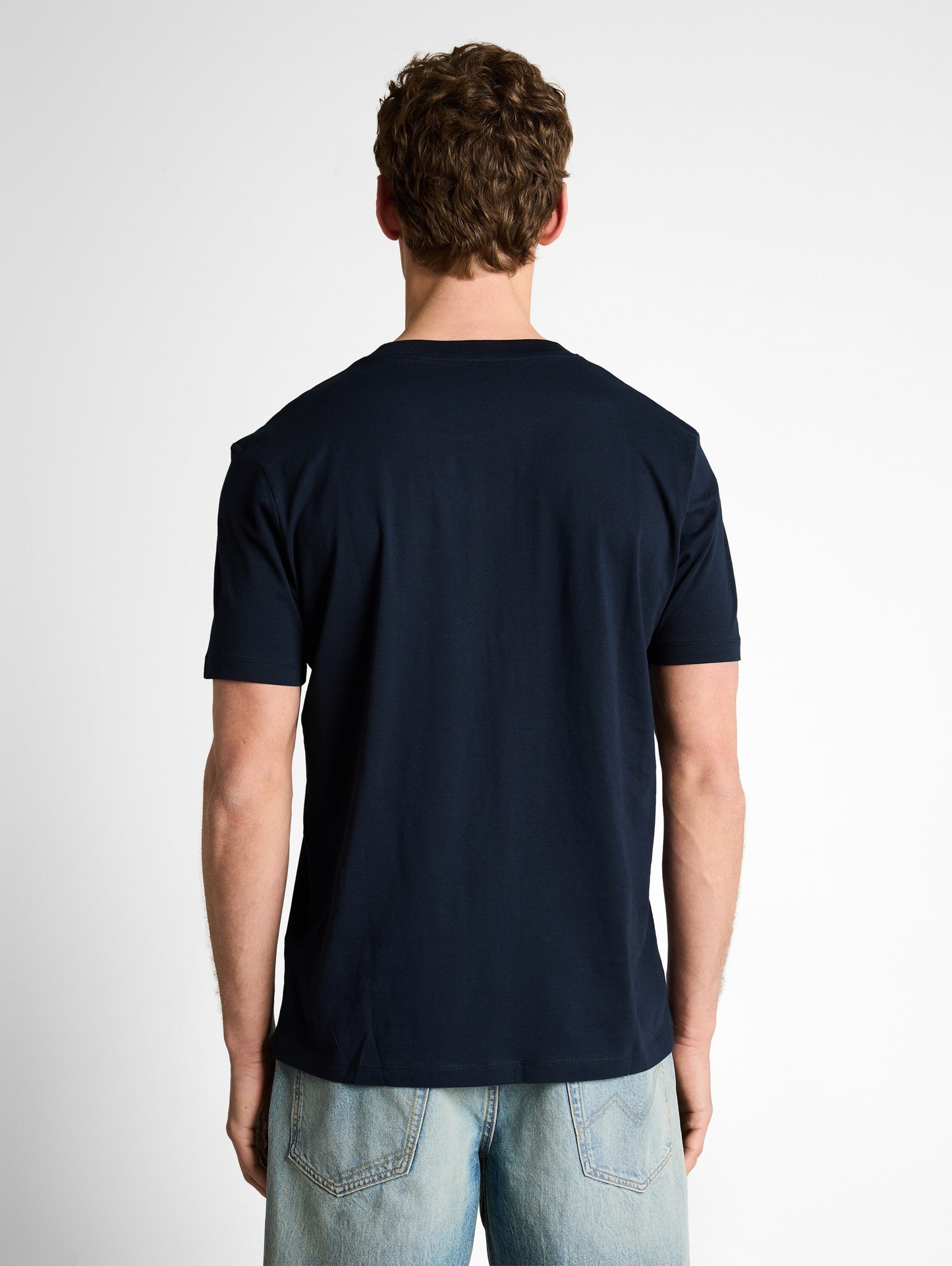 Basic T-Shirt mit Logo-Print