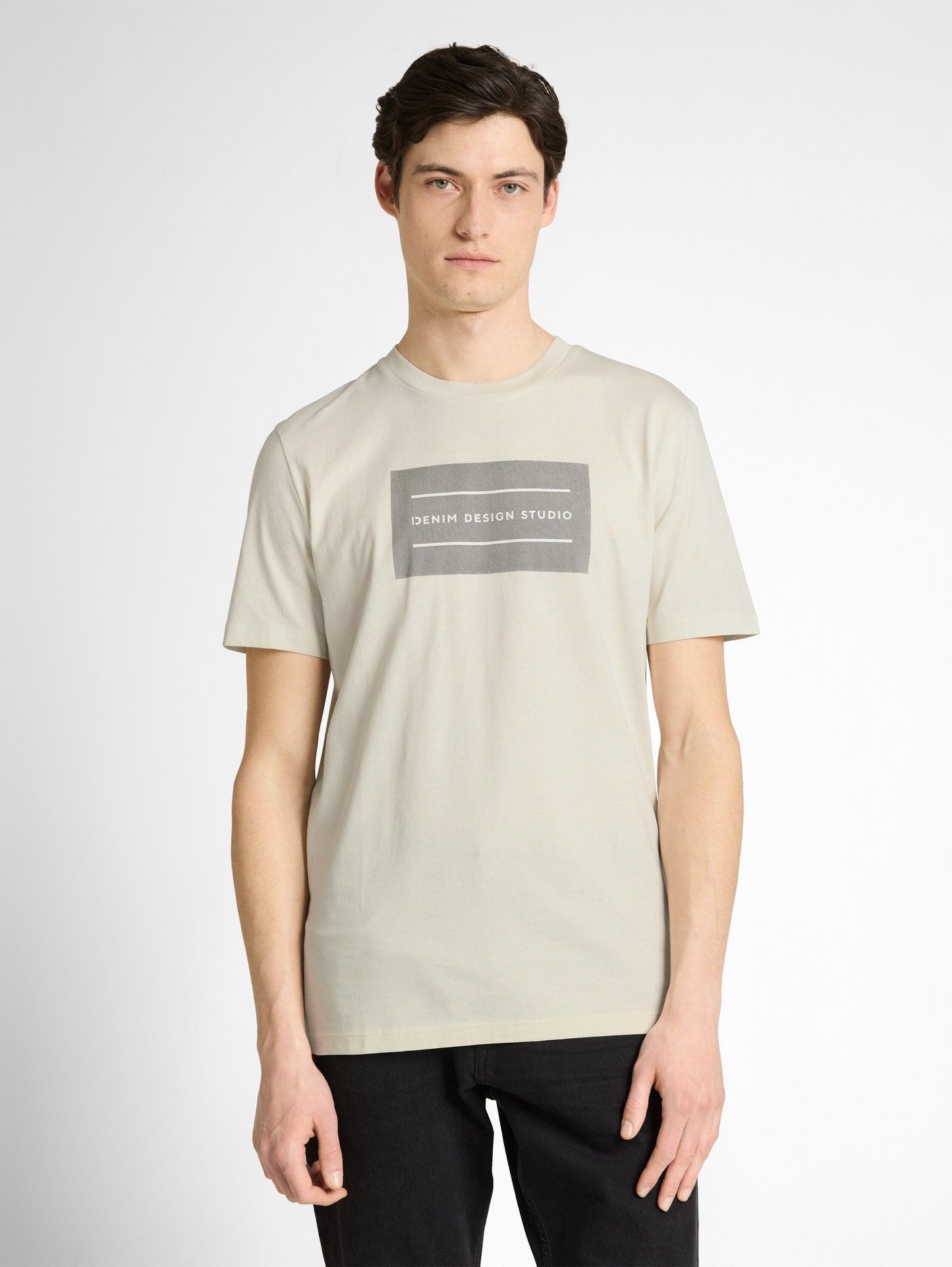 Basic T-Shirt mit Logo-Print