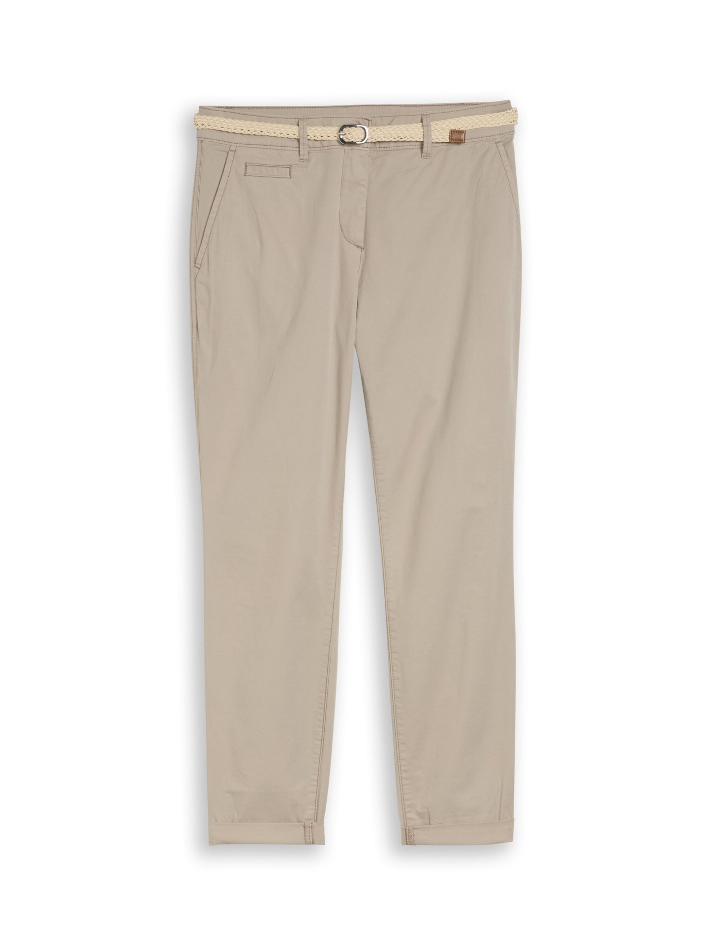 Slim Chino Hose mit Gürtel