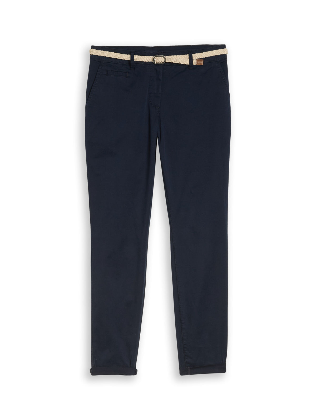 Slim Chino Hose mit Gürtel