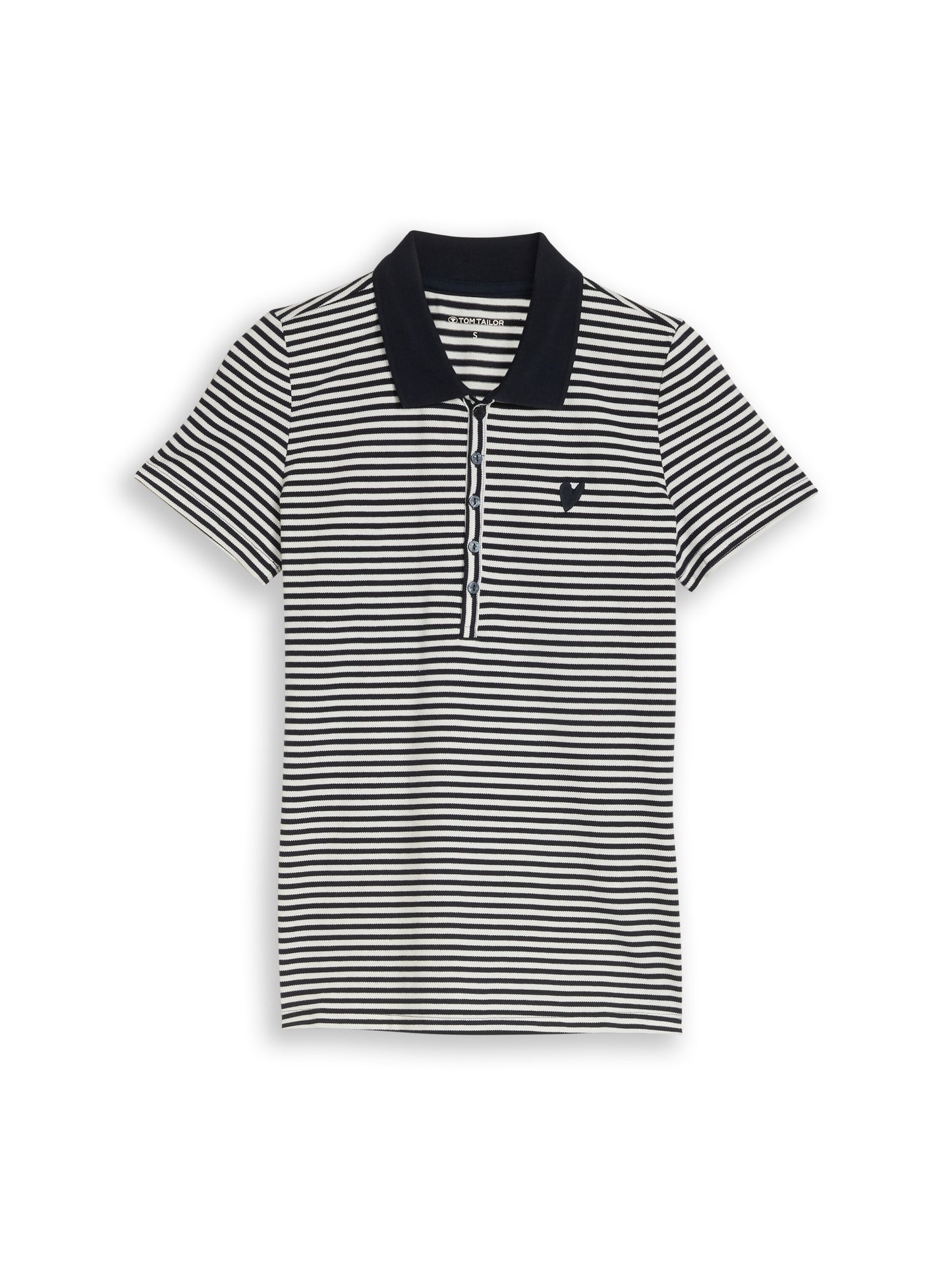 Piqué Poloshirt mit Streifenmuster