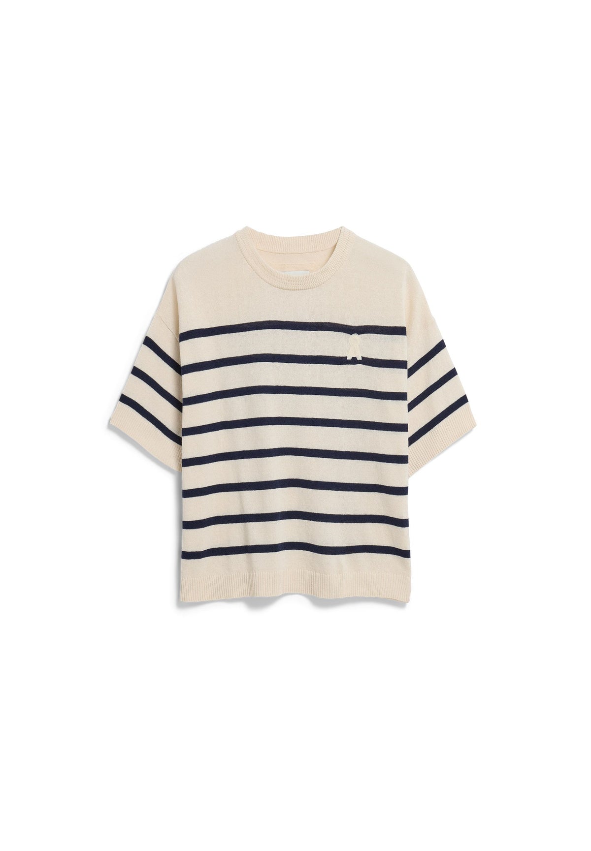 STRIPE LINEN BLEND SWEATER