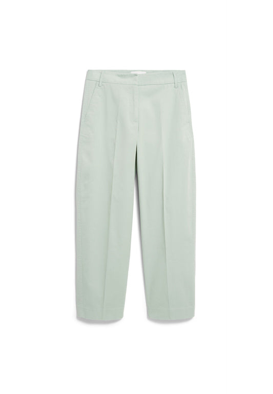 BARREL LEG TWILL PANT