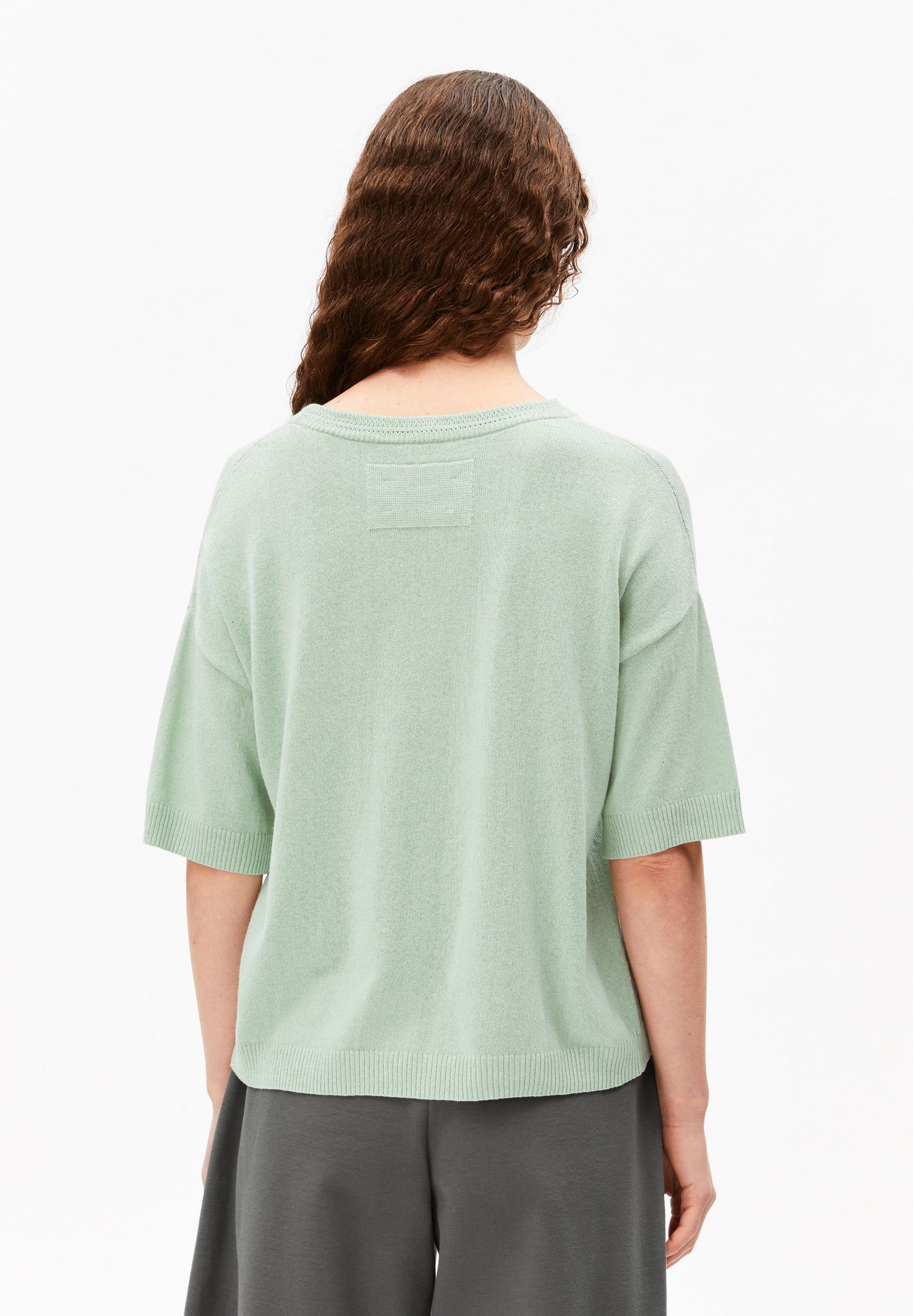 S SL LINEN BLEND KNIT SWEATER