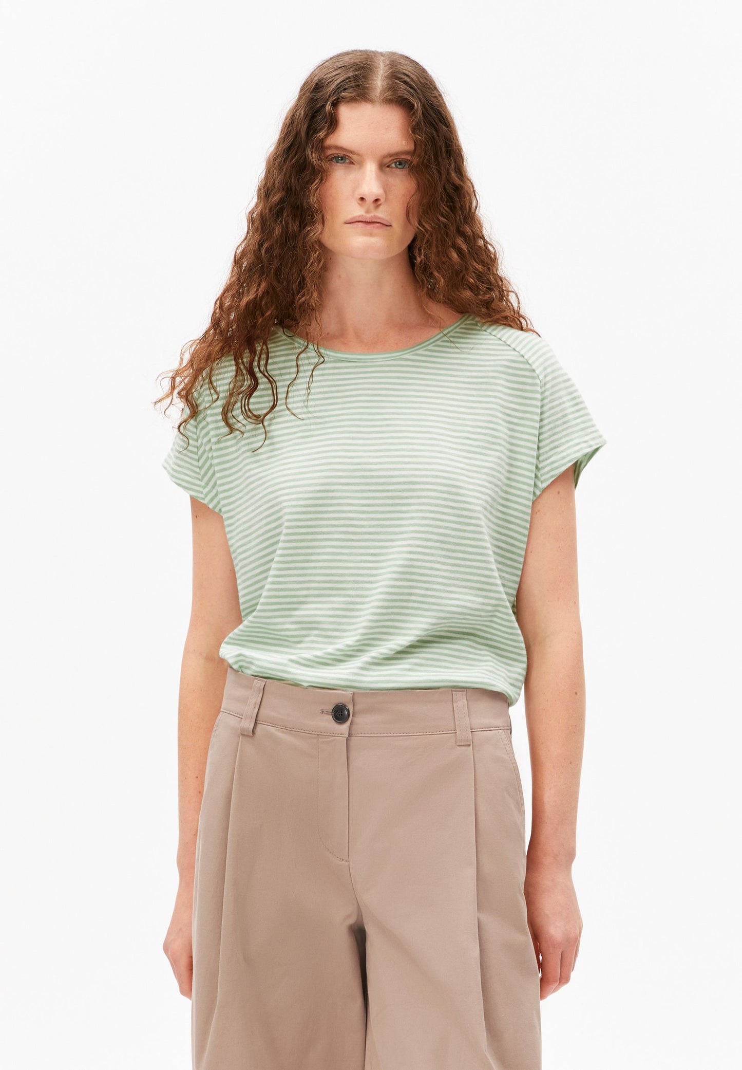 SLUB JERSEY STRIPE T-SHIRT