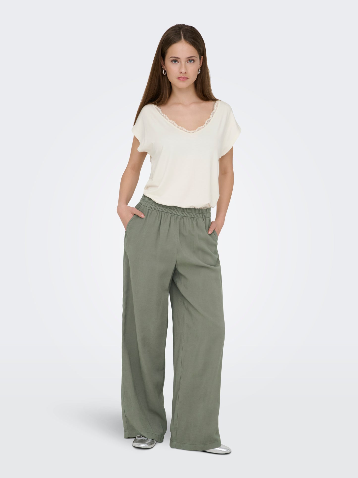 ONLARIS LIFE HW PULL-UP PANT WVN NOOS