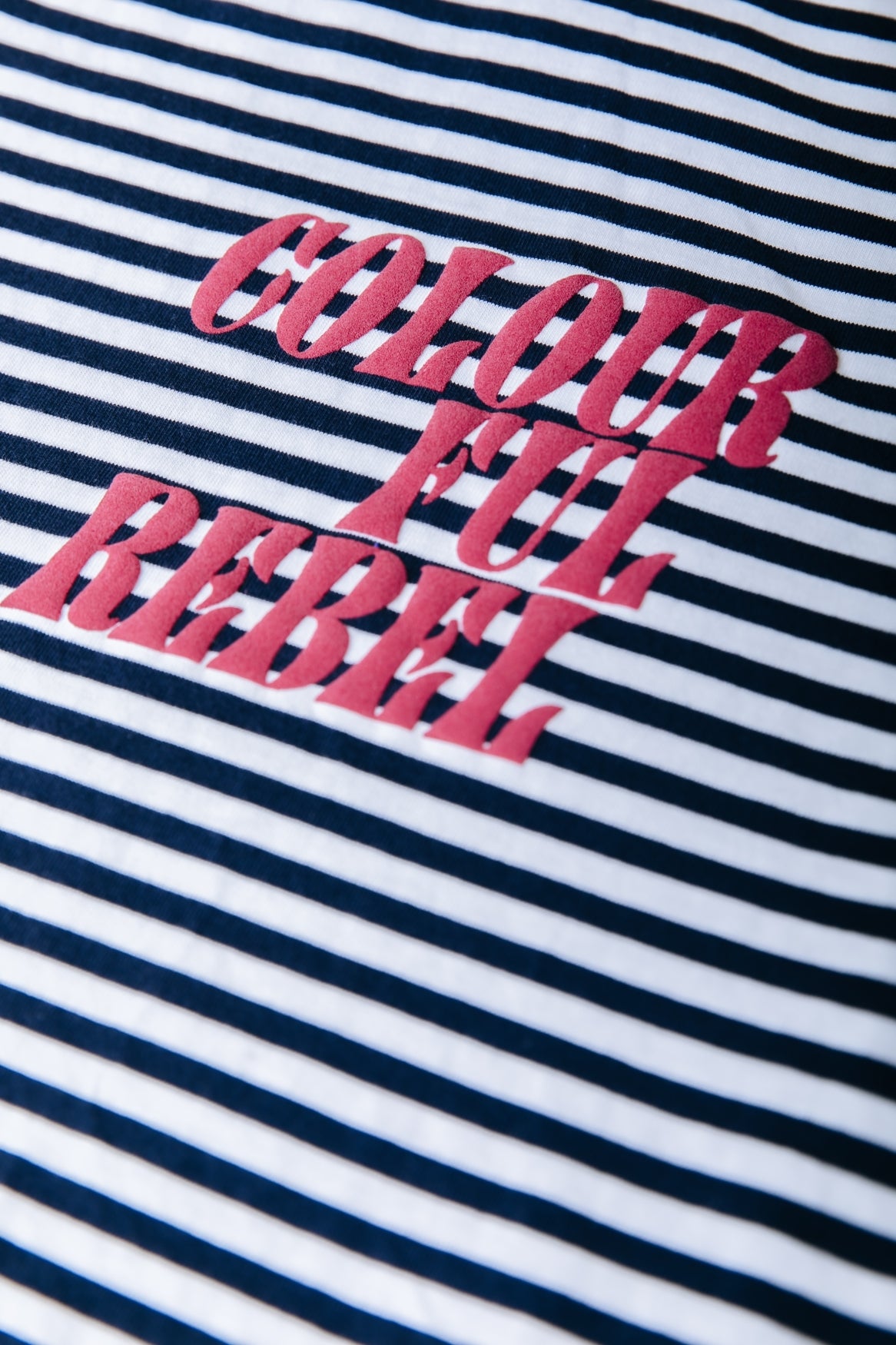Striped Logo Loosefit Tee