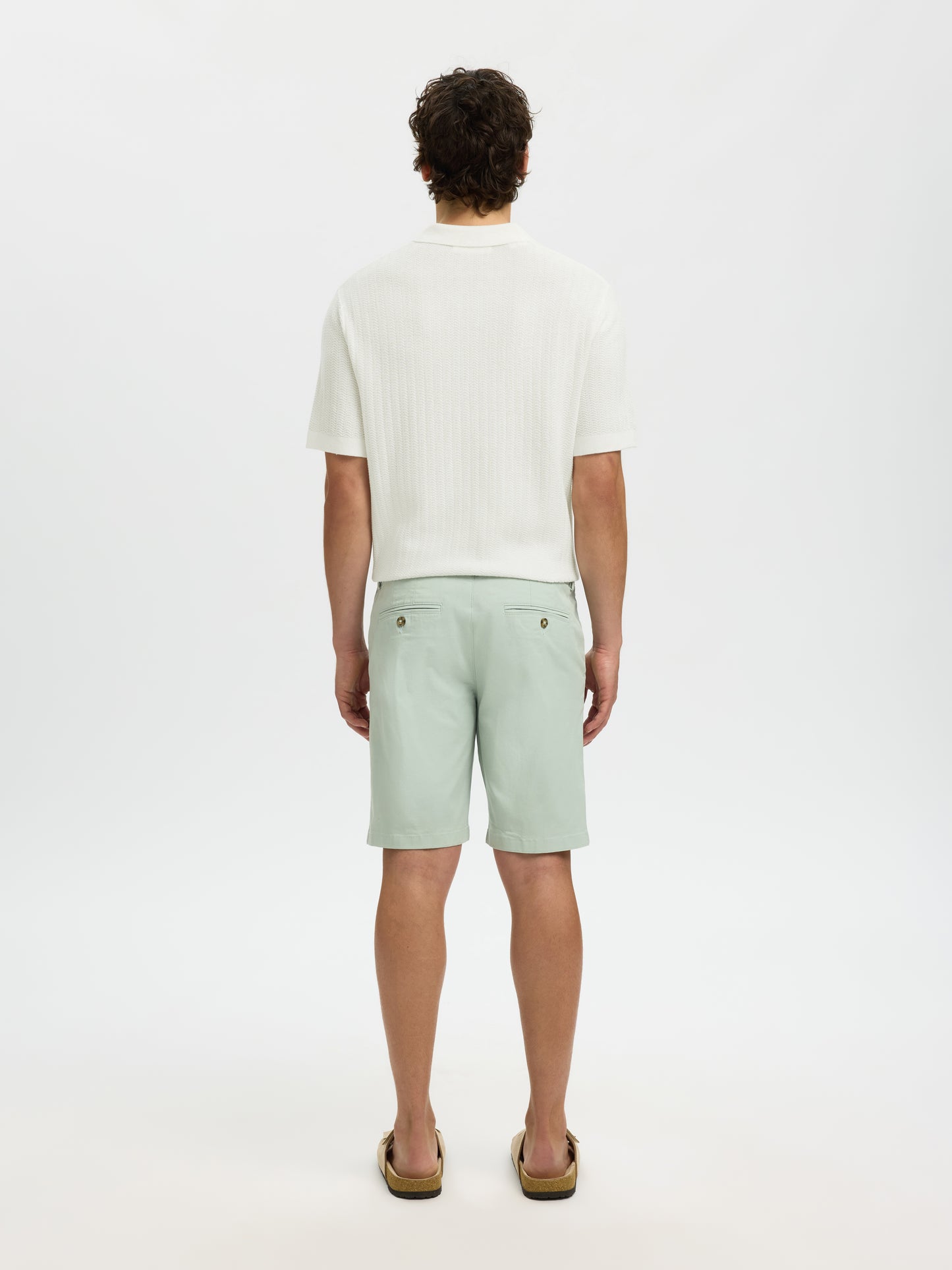 SLMCRAN SS KNIT STRUCTURE ZIP POLO NOOS