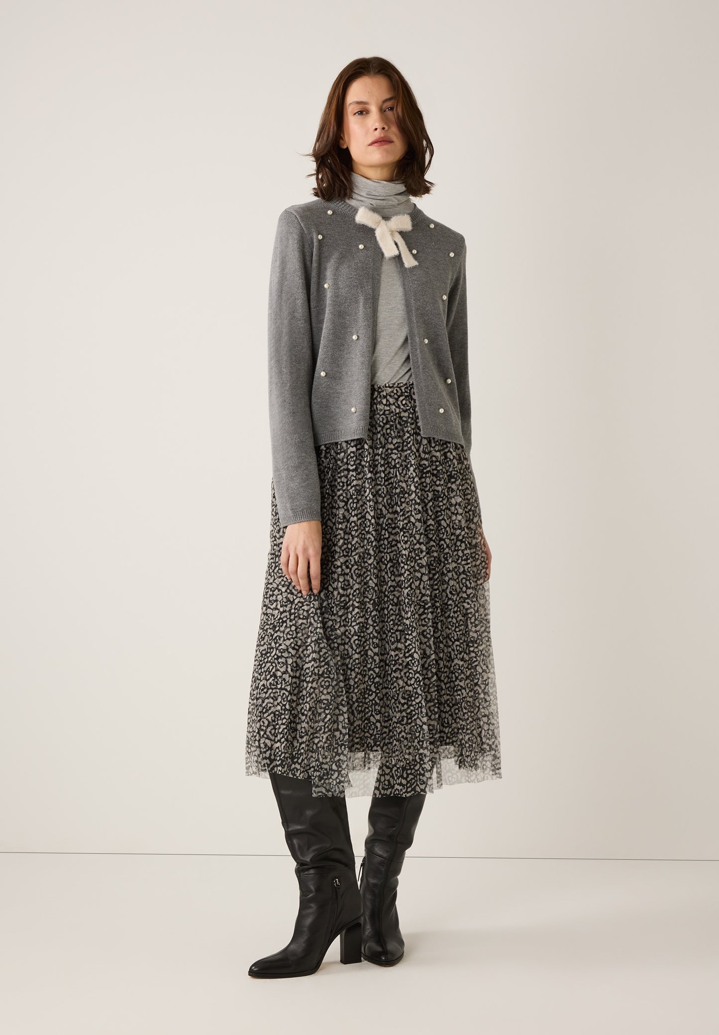 dekorative Strickjacke