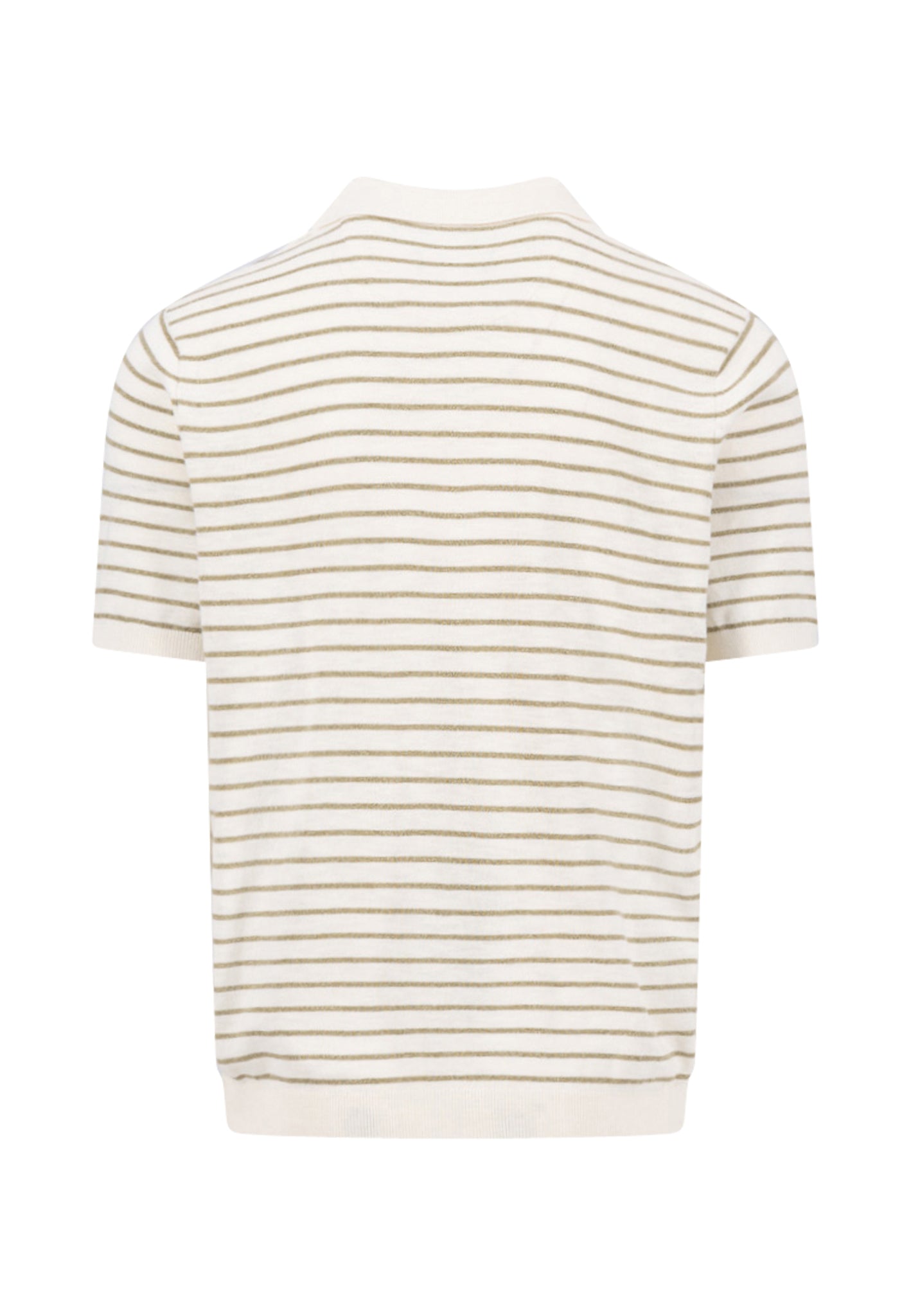 Polo, striped, Cotton Linen