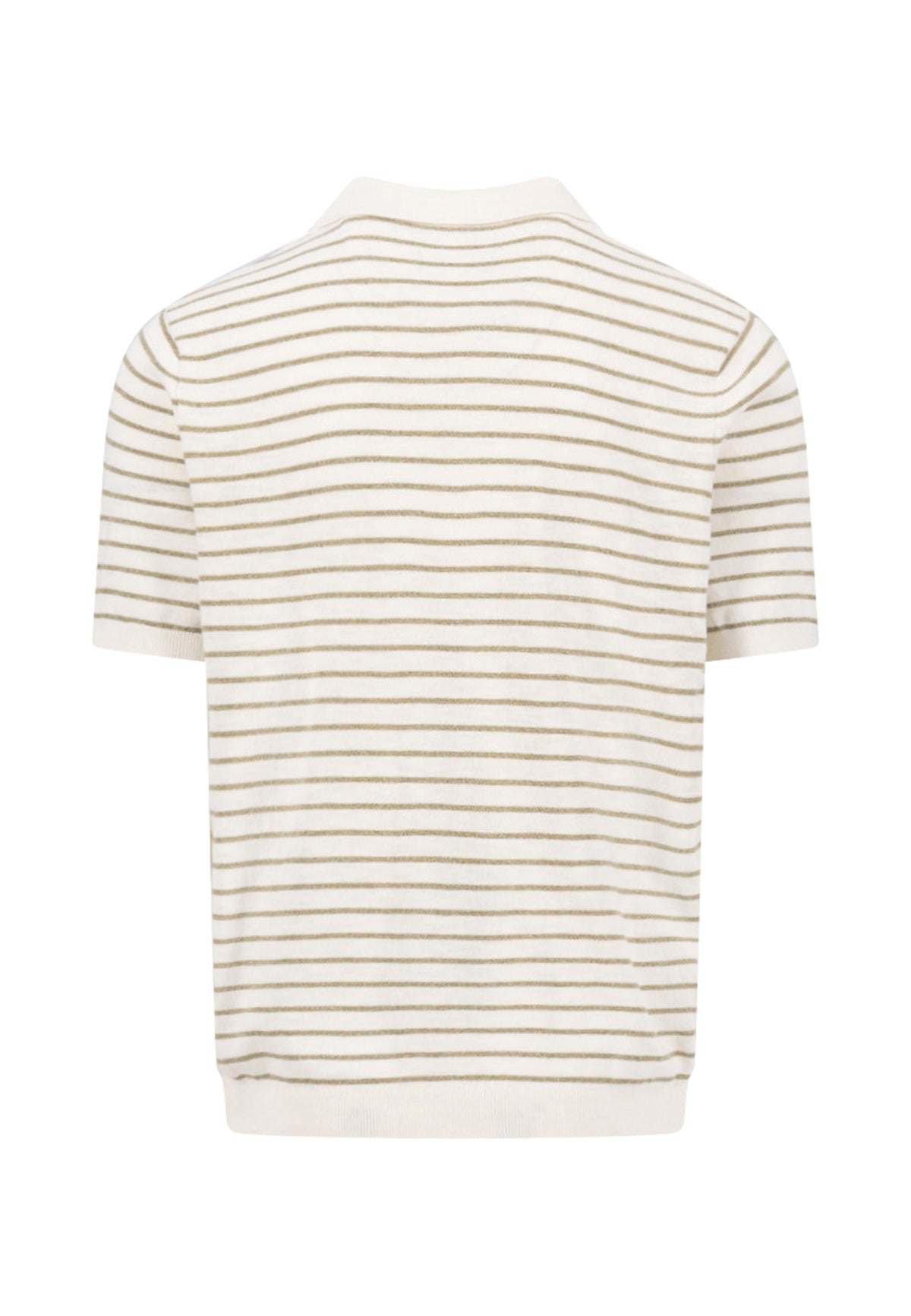 Polo, striped, Cotton Linen
