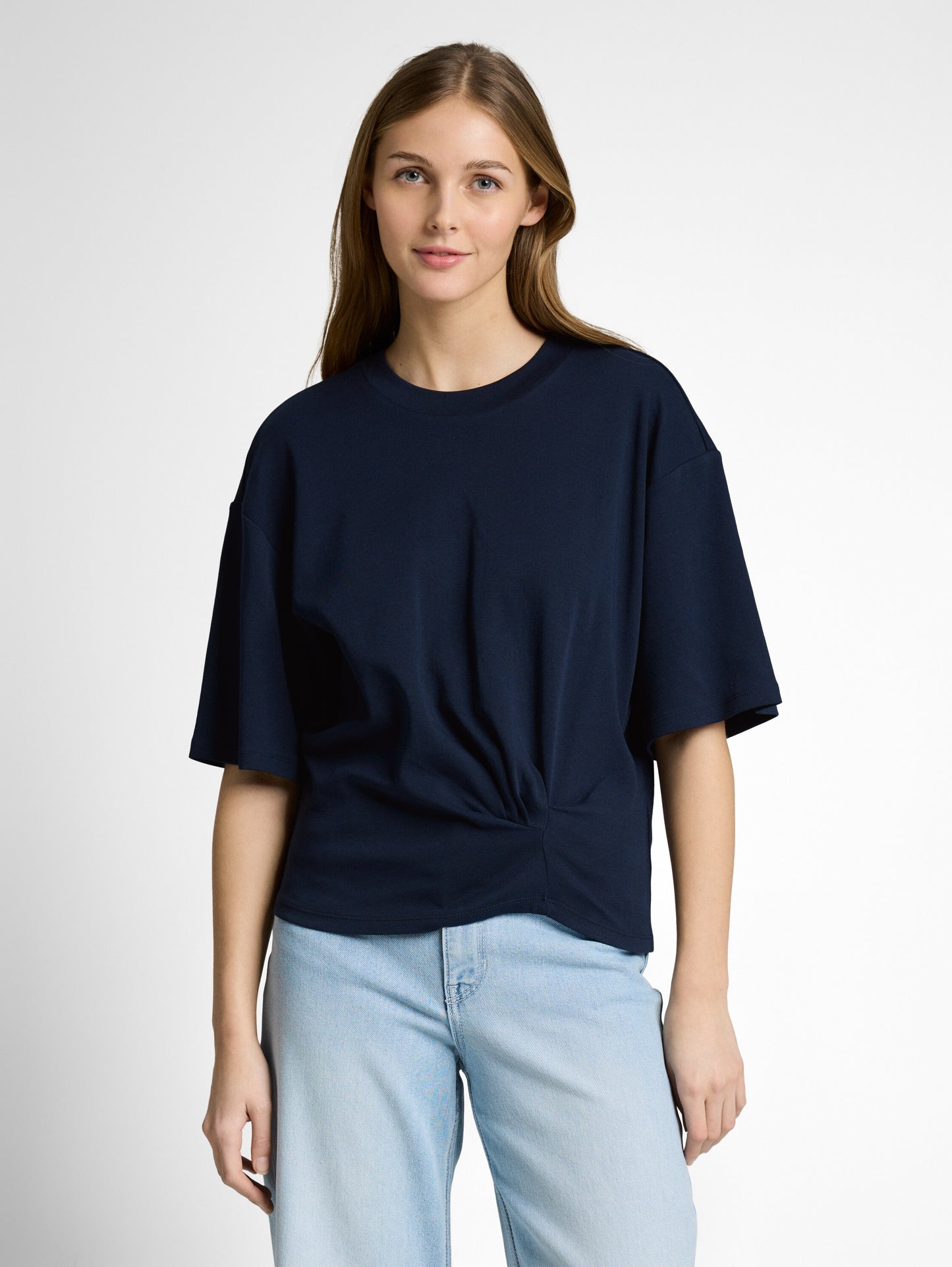 T-Shirt mit Knotendetail