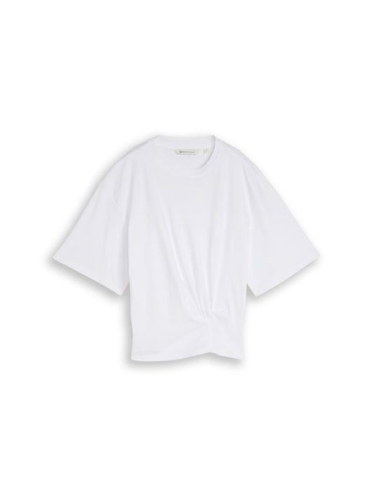 T-Shirt mit Knotendetail