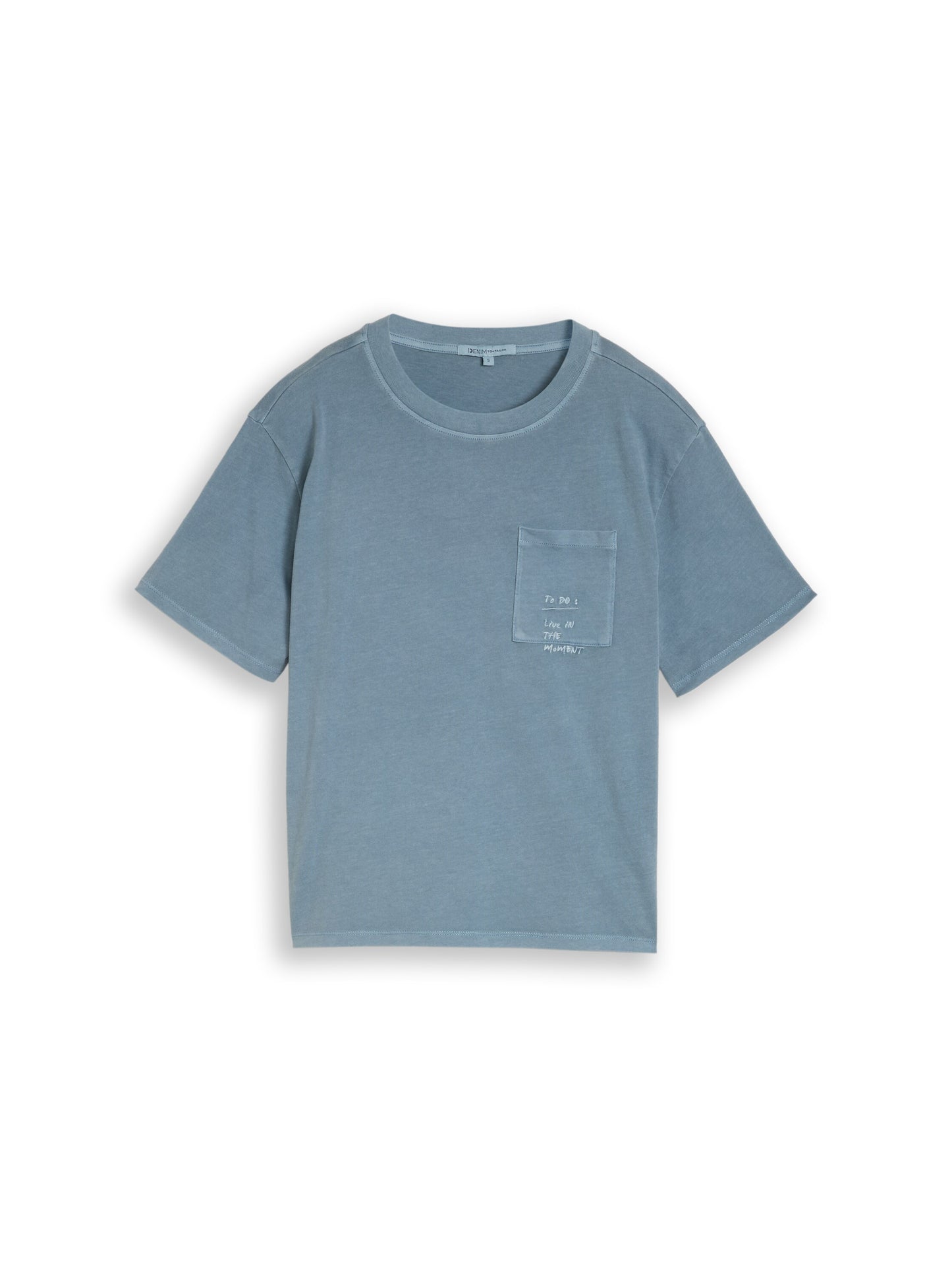 Boxy Fit T-Shirt mit Brusttasche