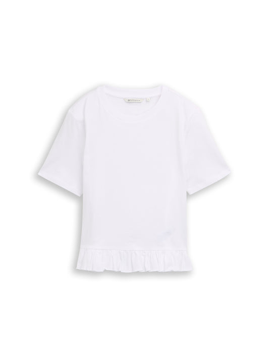 T-Shirt mit Volants