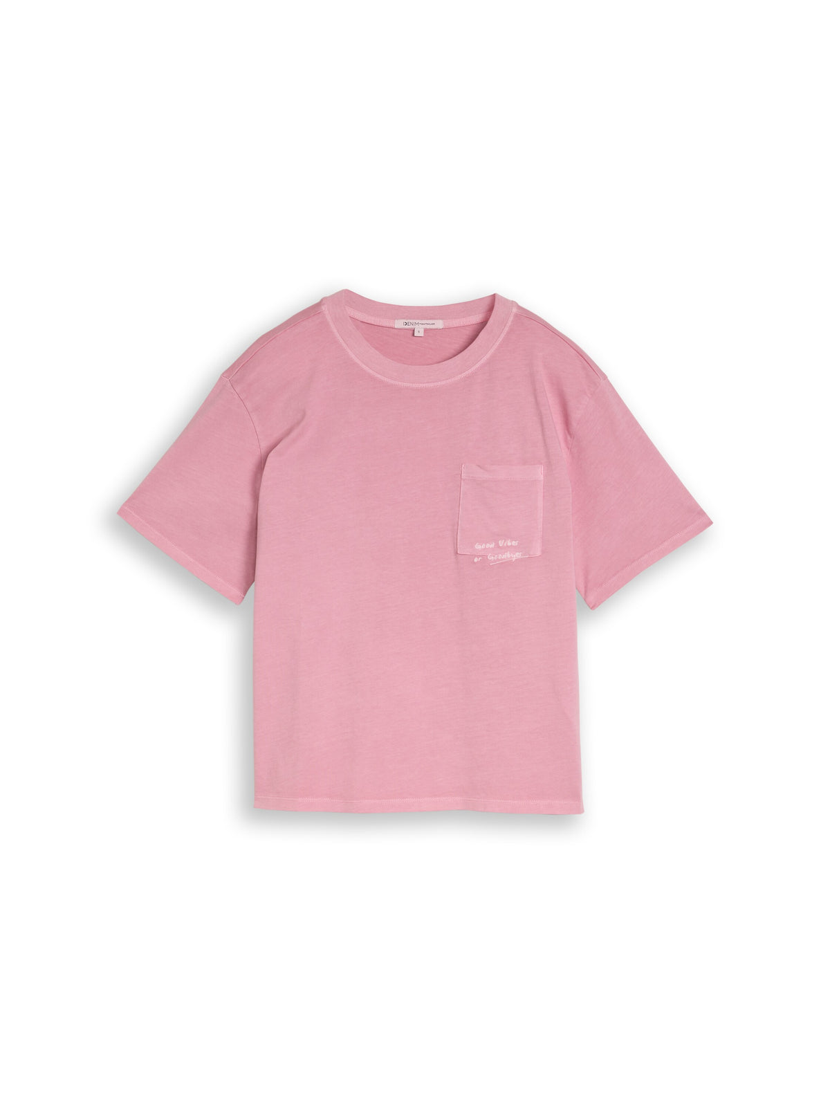 Boxy Fit T-Shirt mit Brusttasche