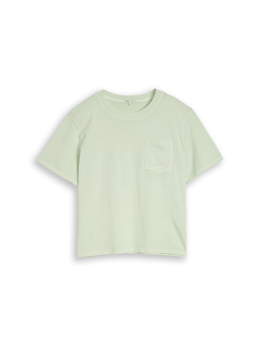 Boxy Fit T-Shirt mit Brusttasche