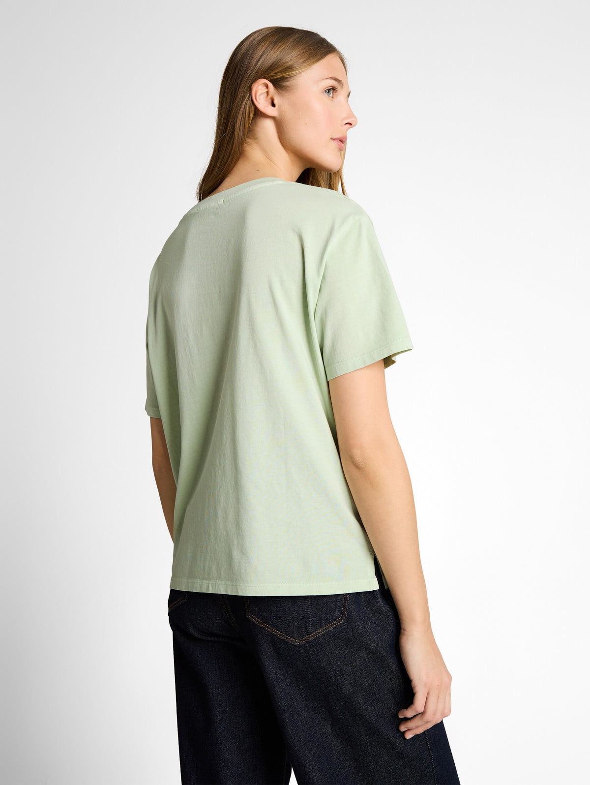 Boxy Fit T-Shirt mit Brusttasche