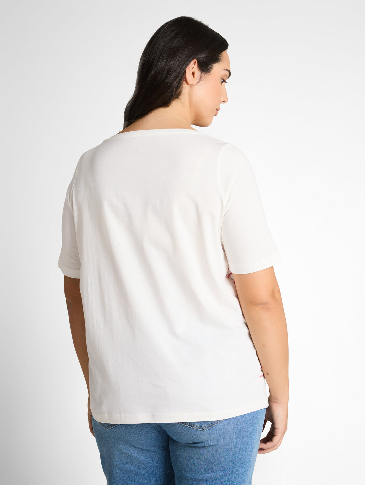 Plus Size - T-Shirt mit Streifenmuster