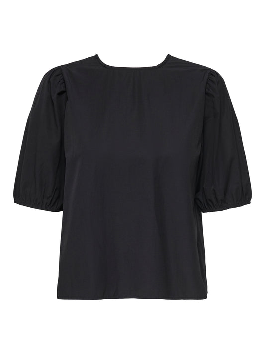 ONLJENNA S/S TIE 2-WAY TOP WVN NOOS