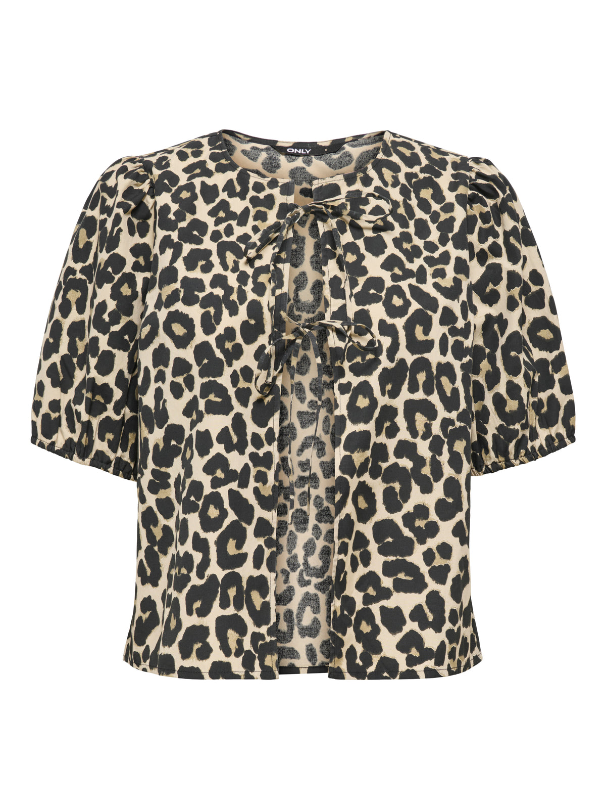 ONLJENNA S/S TIE 2-WAY TOP WVN NOOS