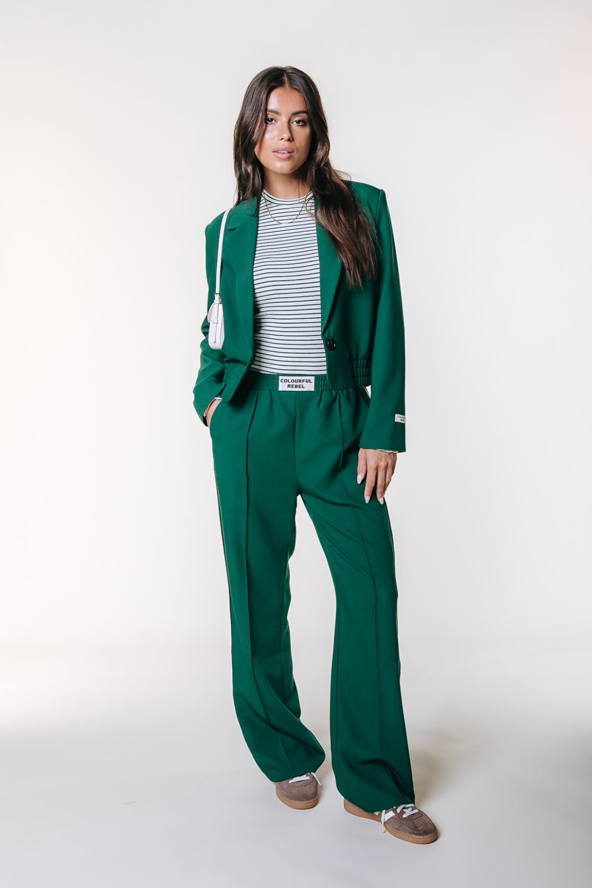Zoe Gathered Bottom Blazer