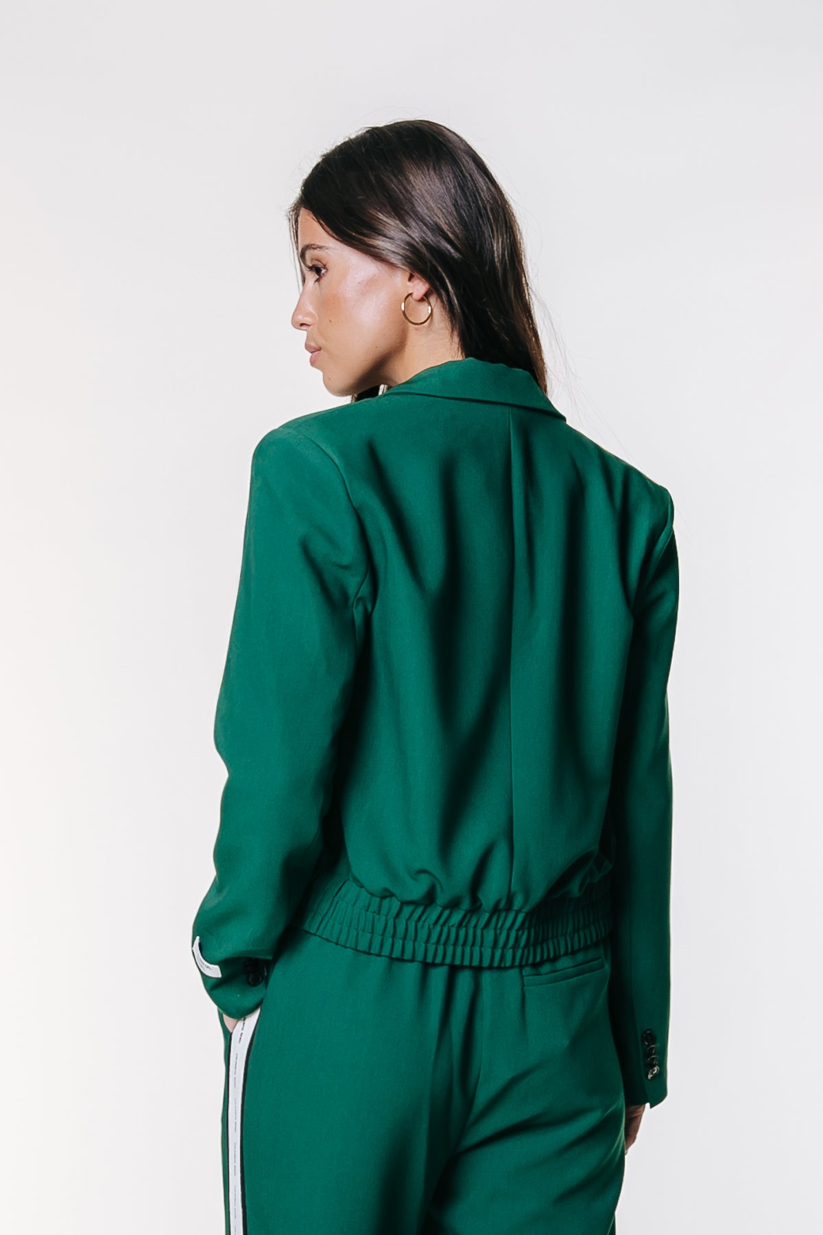 Zoe Gathered Bottom Blazer
