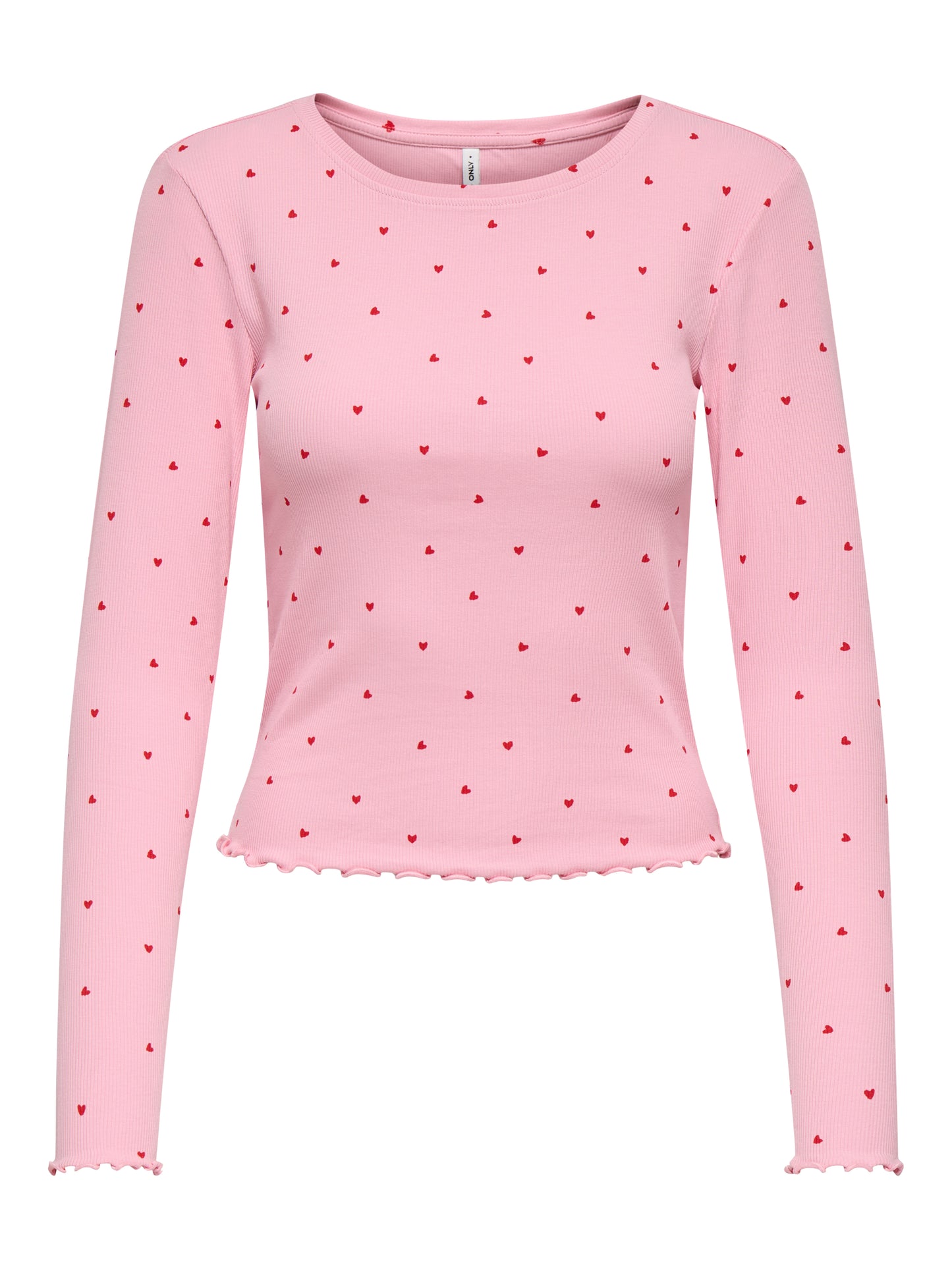 ONLFENJA L/S CROPPED AOP TOP JRS