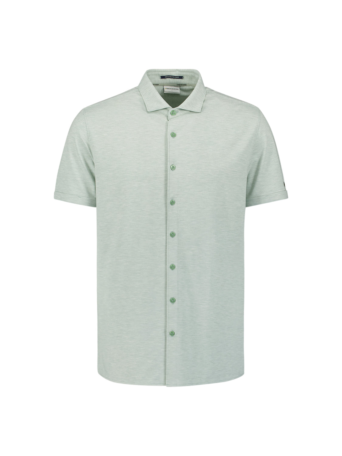 Shirt Short Sleeve Melange Jersey