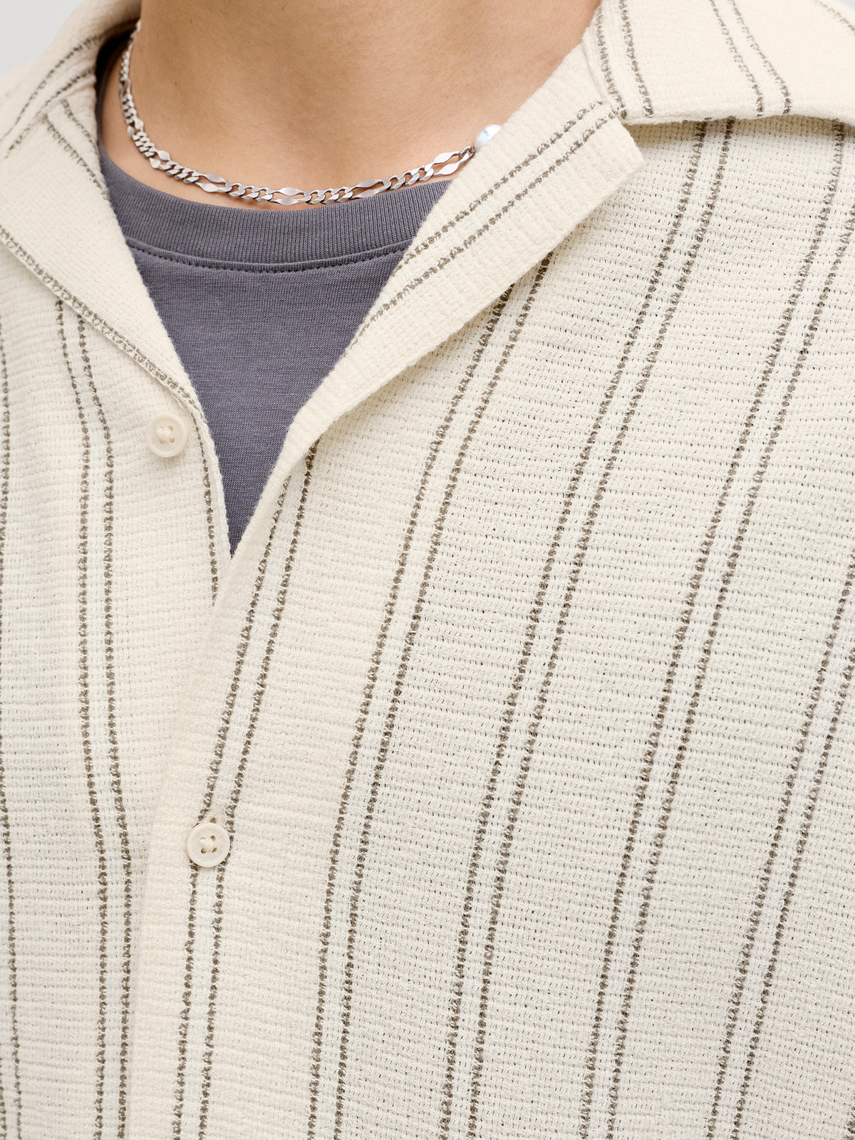JJECOBA STRIPE RESORT SHIRT SS SN