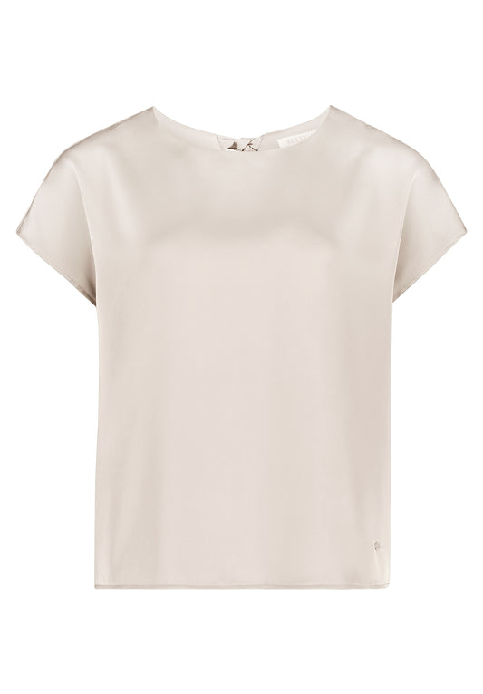 Satin-Bluse
