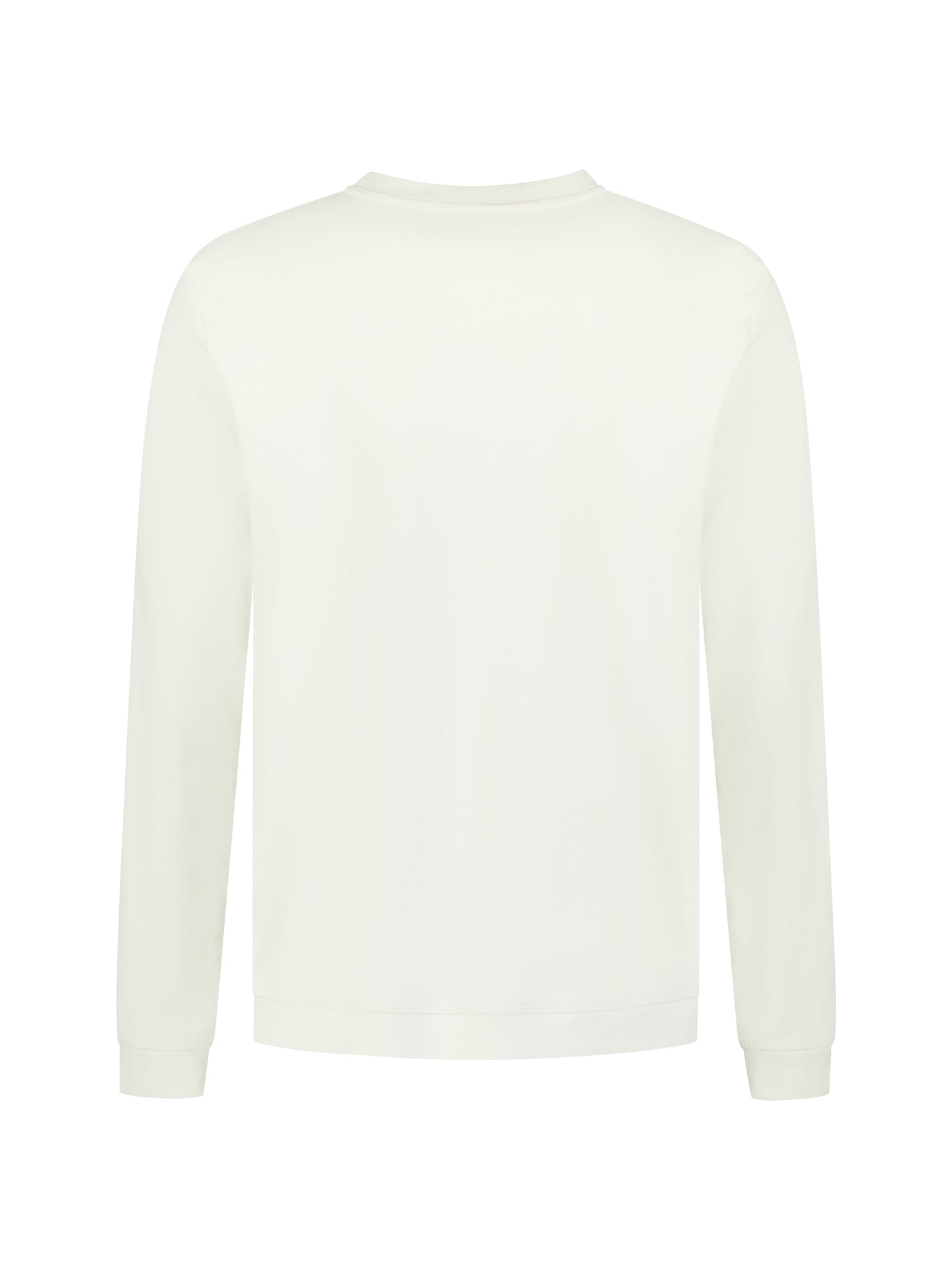 T-Shirt Long Sleeve Crewneck Solid Heavy Interlock
