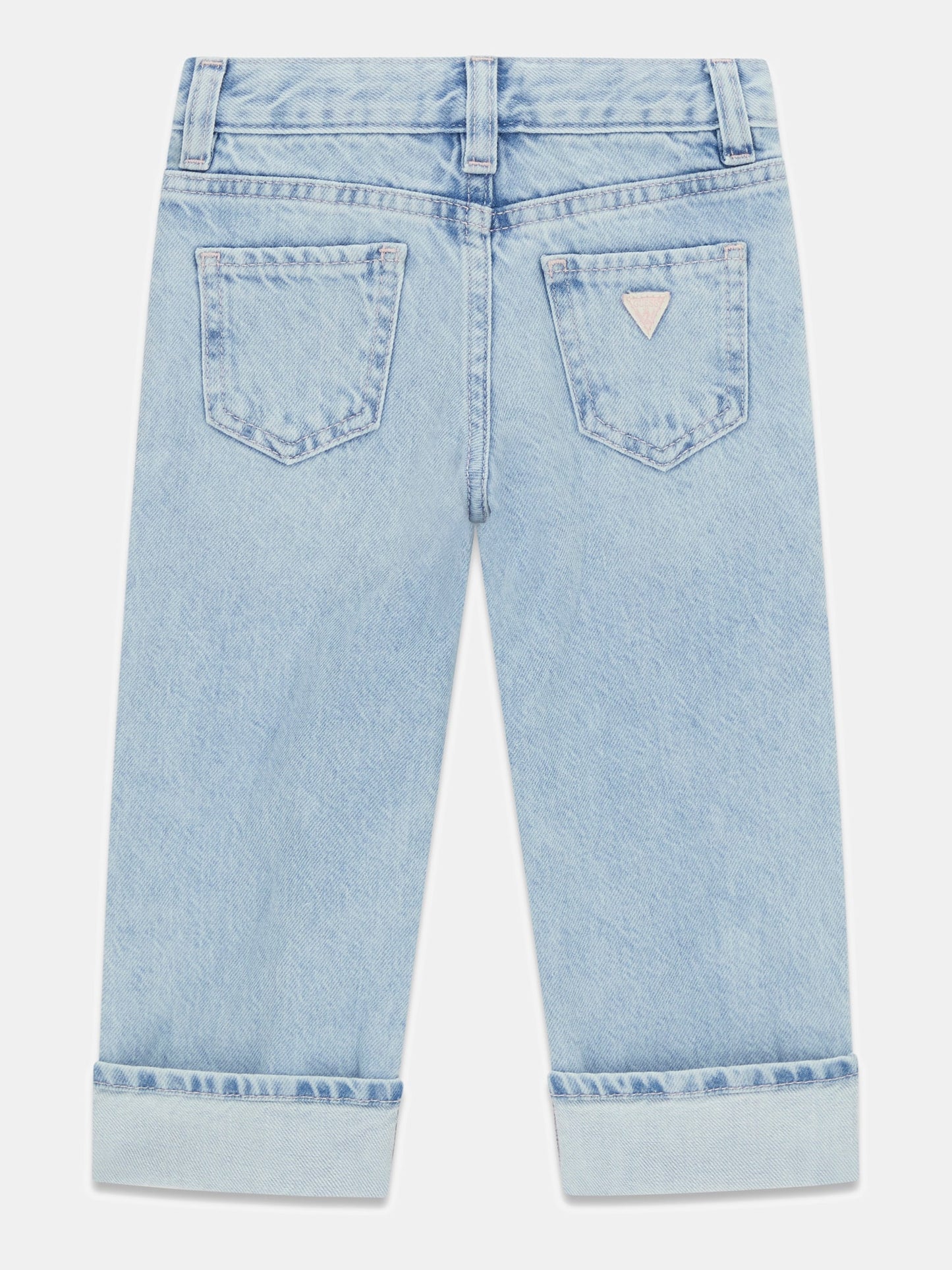PALAZZO RGD DNM PANTS W/EMBROI