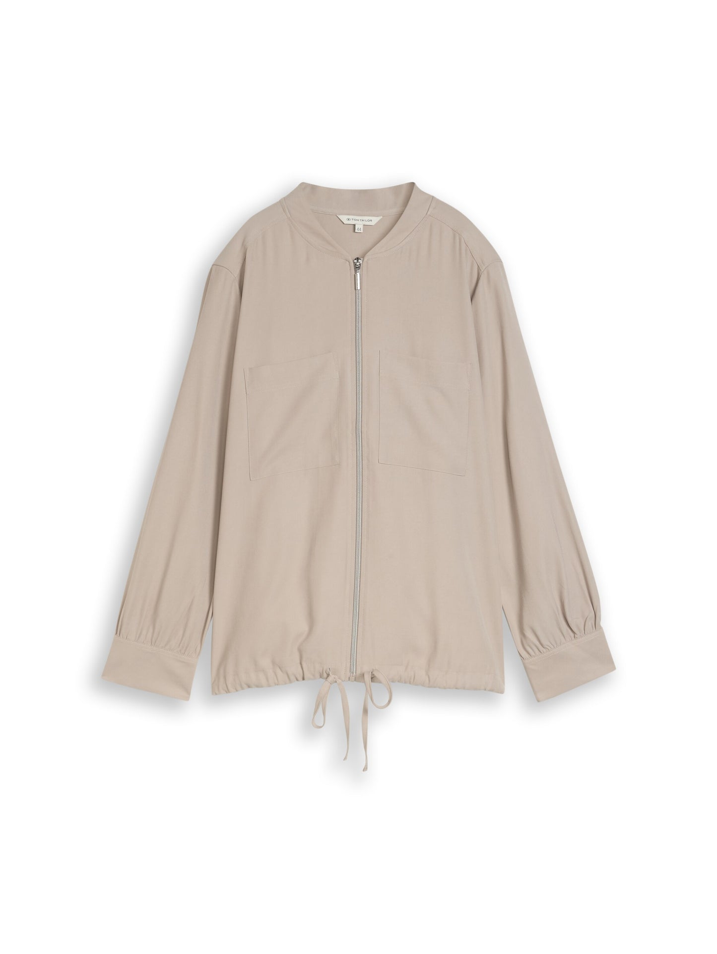 Plus Size - Loose Fit Bomberjacke mit Brusttaschen