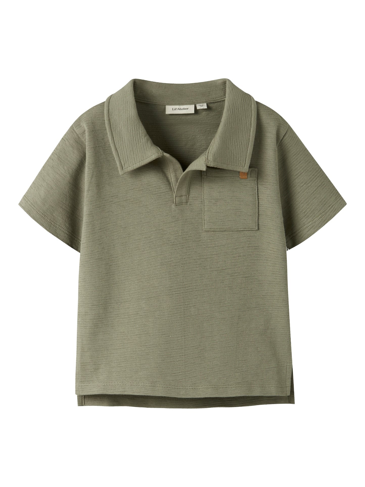 NMMFALK SS LOOSE POLO TOP LIL