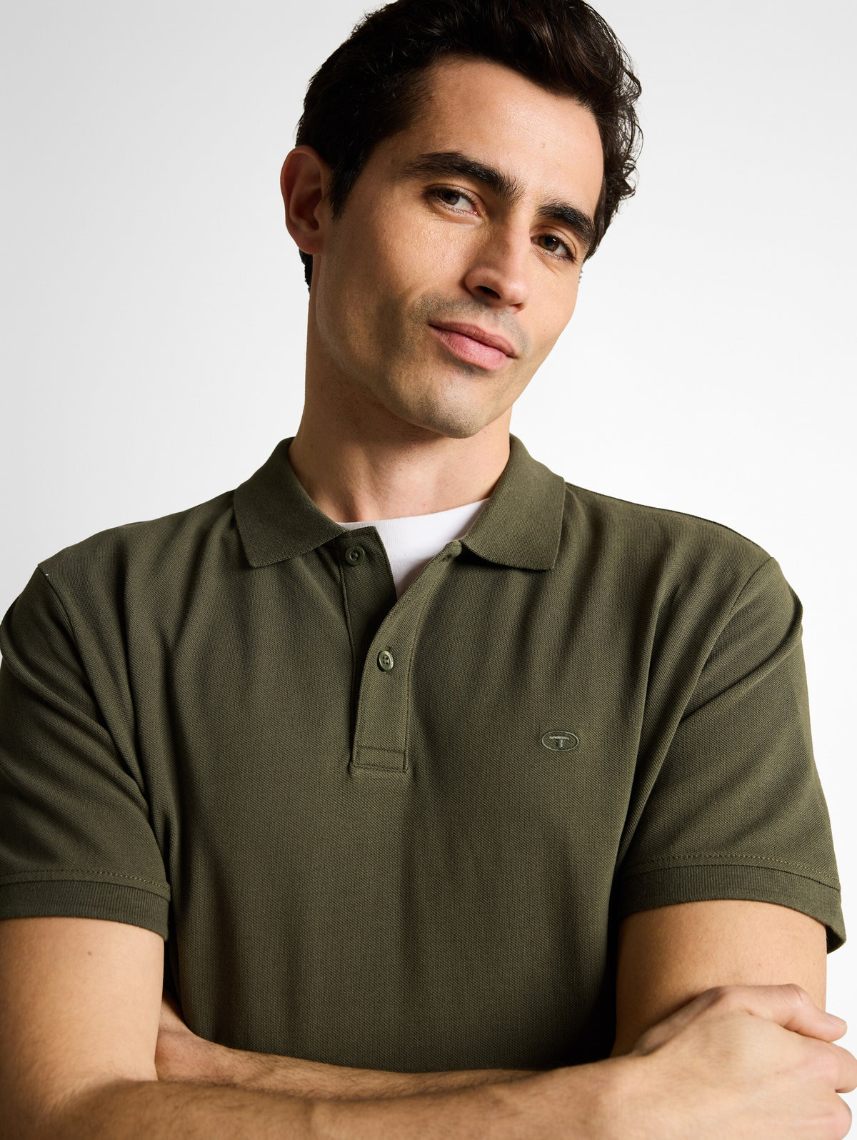 Piqué Poloshirt mit Logo-Stickerei