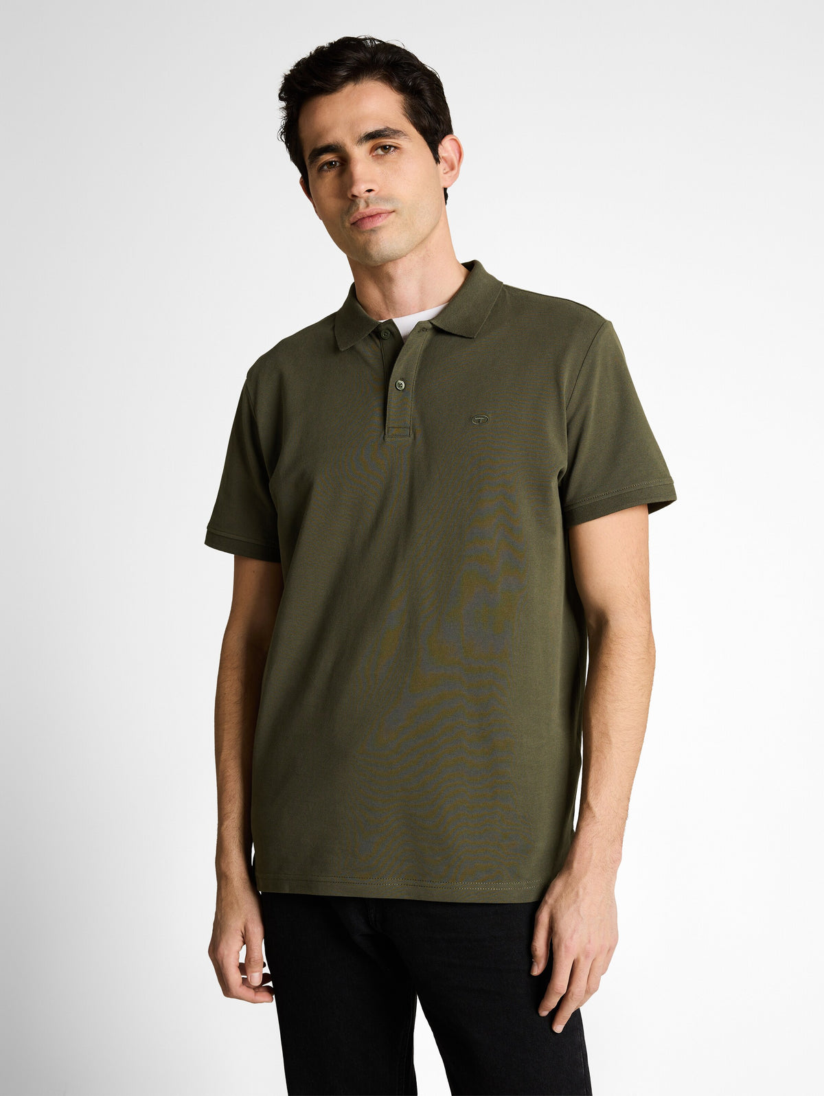 Piqué Poloshirt mit Logo-Stickerei