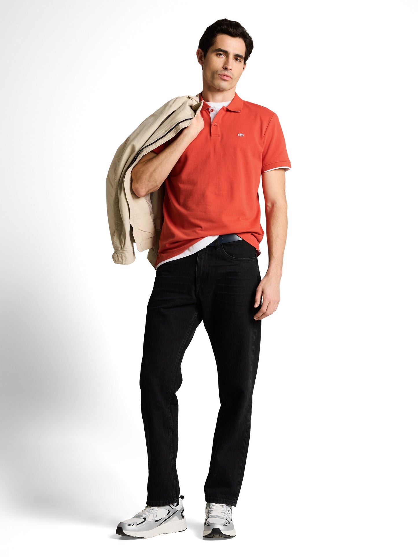 Piqué Poloshirt mit Logo-Stickerei