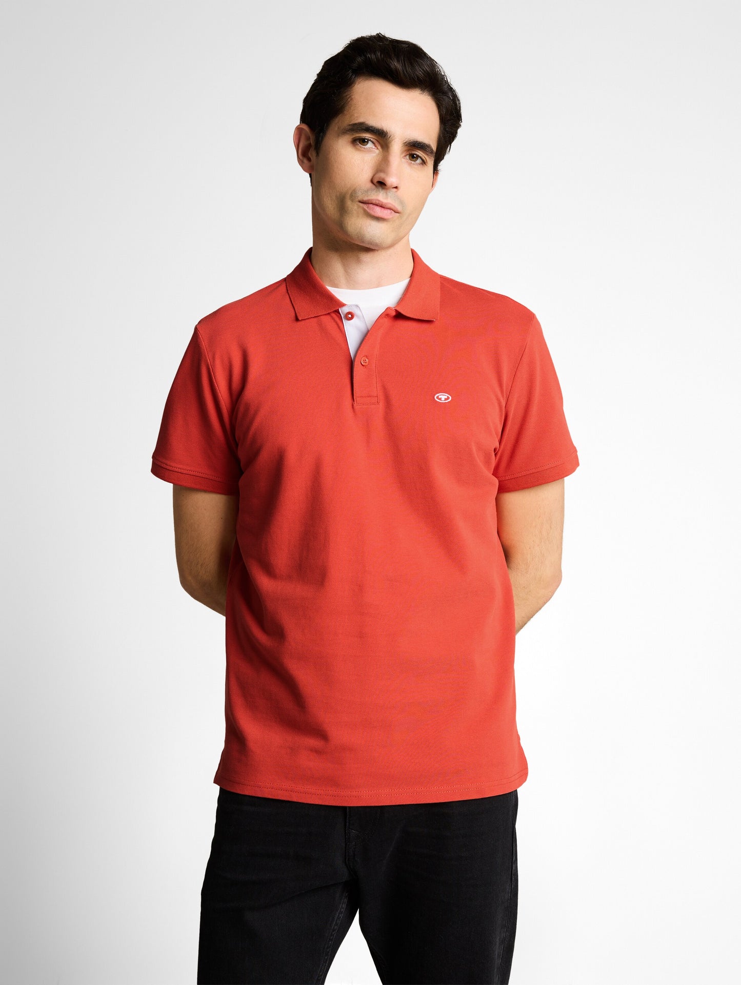Piqué Poloshirt mit Logo-Stickerei