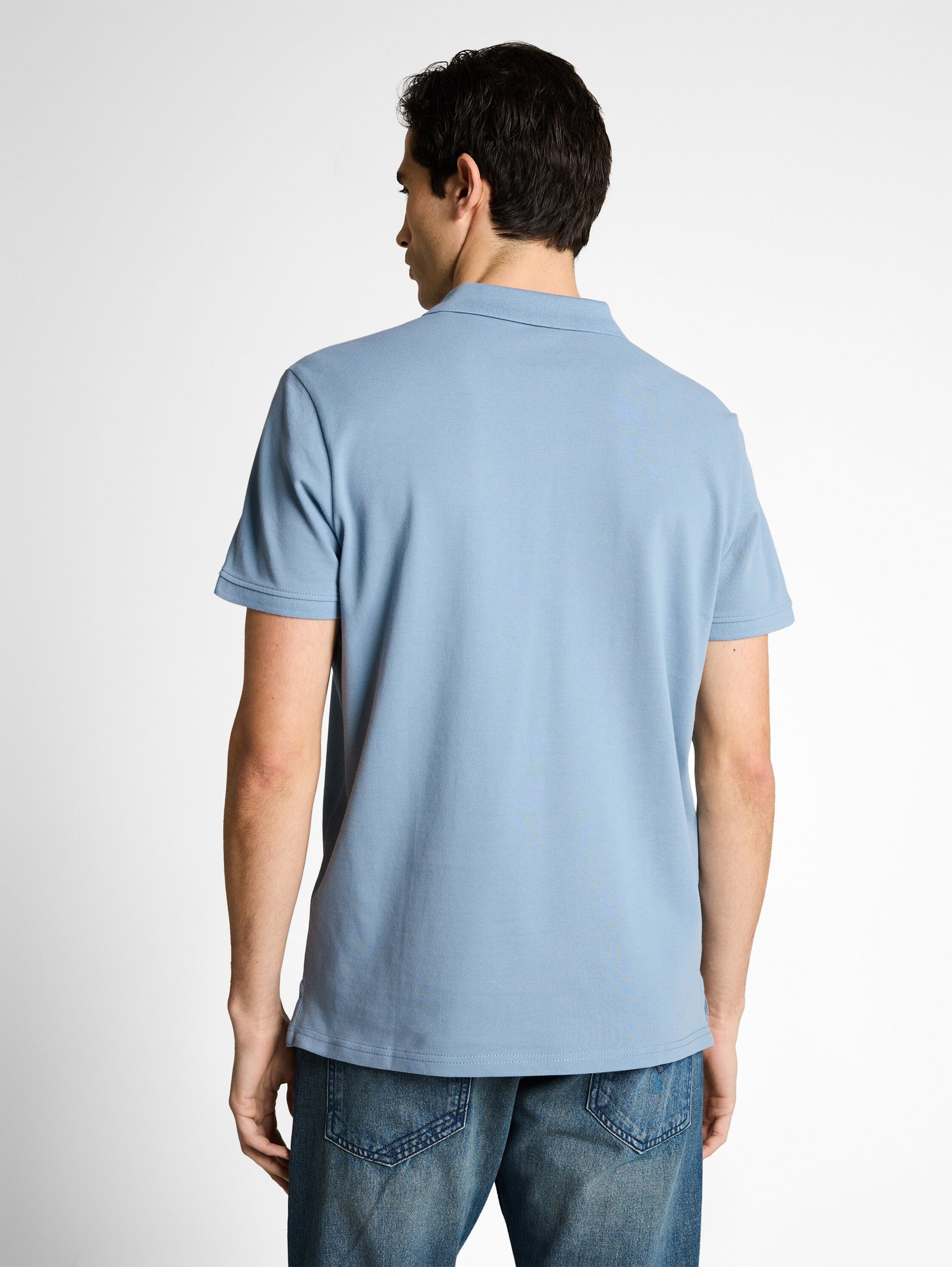 Piqué Poloshirt mit Logo-Stickerei
